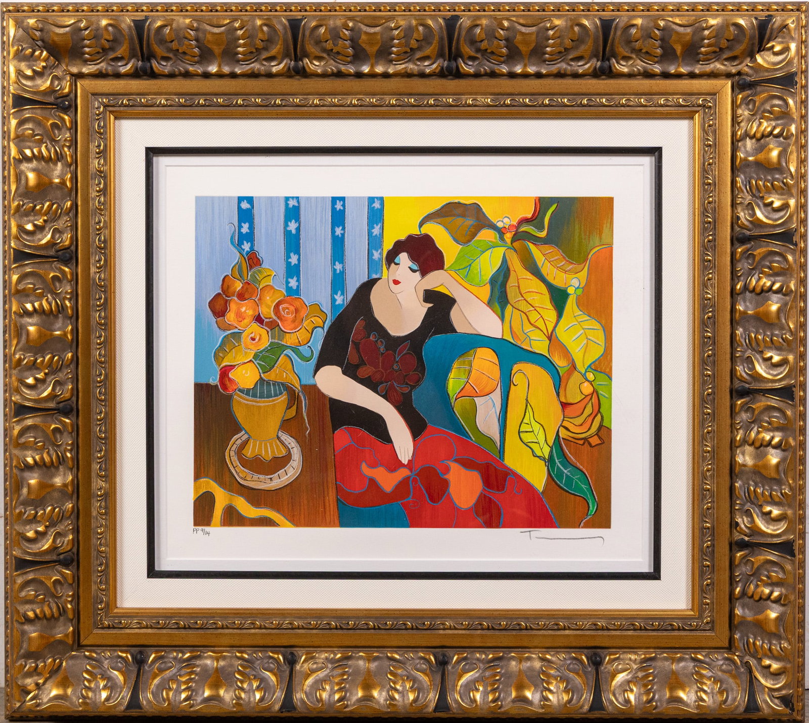 Itzchak Tarkay (1935-2021) - "Colorful Afternoon", Printer's Proof Serigraph: Appraised Value: $1170.00 USD Size 23" x 26" Literature Brooks Auction – Online Auction Terms & Conditions Contact: (856) 694-2960 | info@brooks.auction READ BEFORE YOU BID: We want you