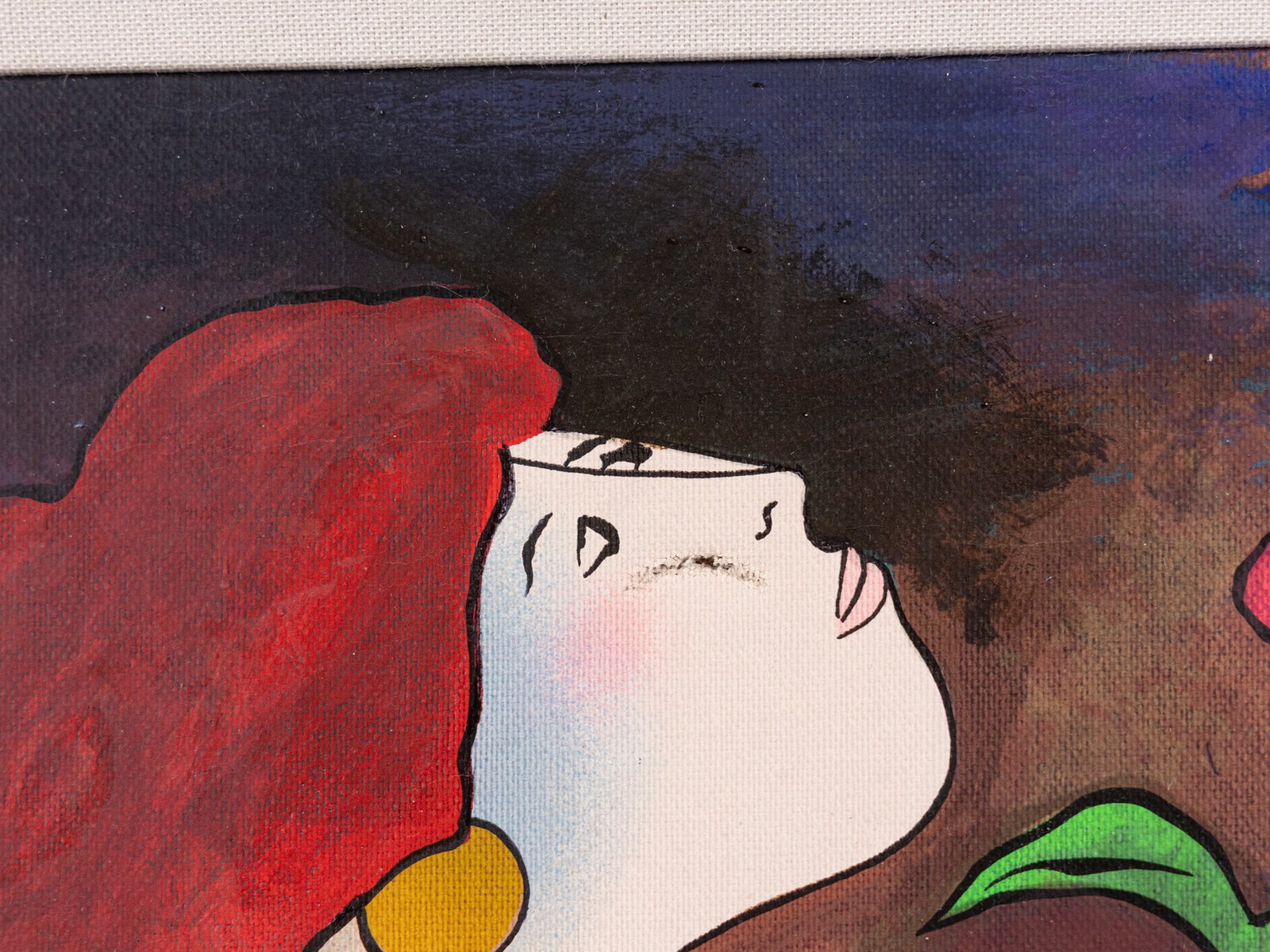 Linda Le Kinff (b. 1949) - "Jeanet", Serigraph on Canvas - 3