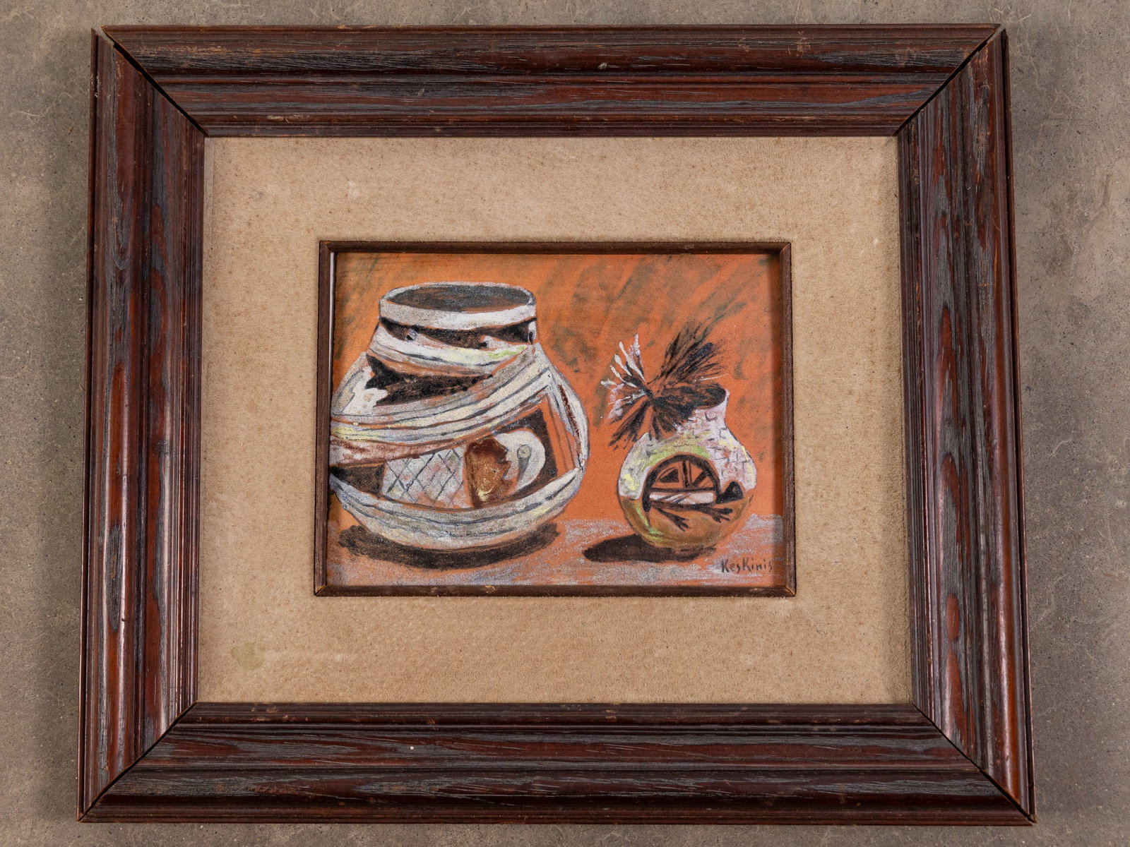 Daphne Keskinis (American, 20th C.) - Still Life, Enamel on Copper: Daphne Keskinis (American, 20th C.) - Still Life, Enamel on Copper Size 14" x 16" Literature Brooks Auction – Online Auction Terms & Conditions Contact: (856) 694-2960 | info@brooks.auction