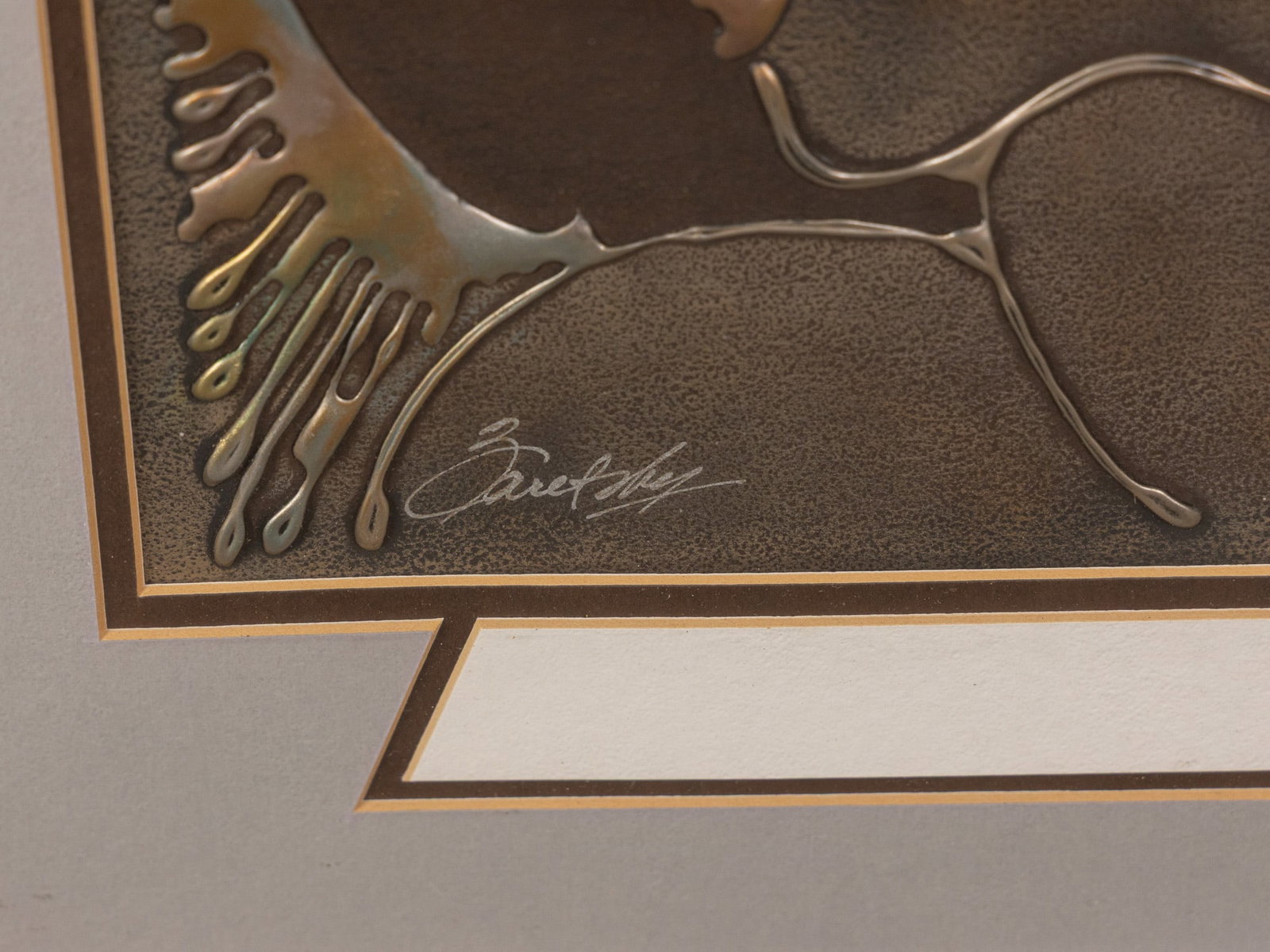 Joel Zaretsky (1938-2022) - Art Deco-Style Profile Portrait of a Woman - 2
