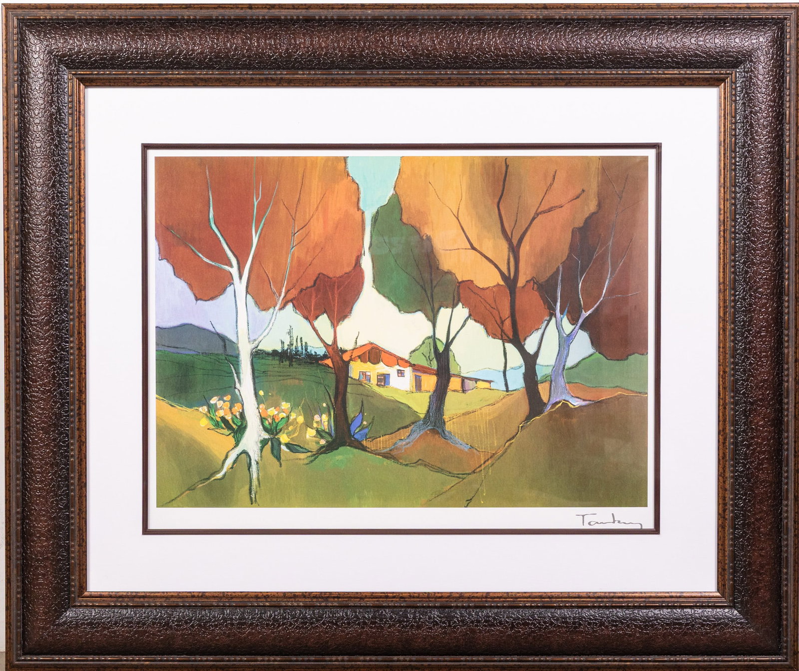 Itzchak Tarkay (1935-2021) - "Jamestown Cottage", Seriolithograph (1 of 3)