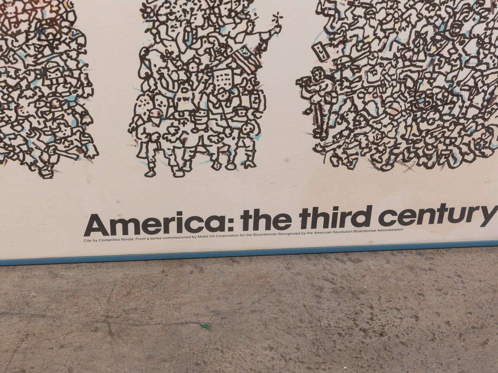 Constantino Nivola (1911-1988) - "America: the third century", Exhibition Poster - 2