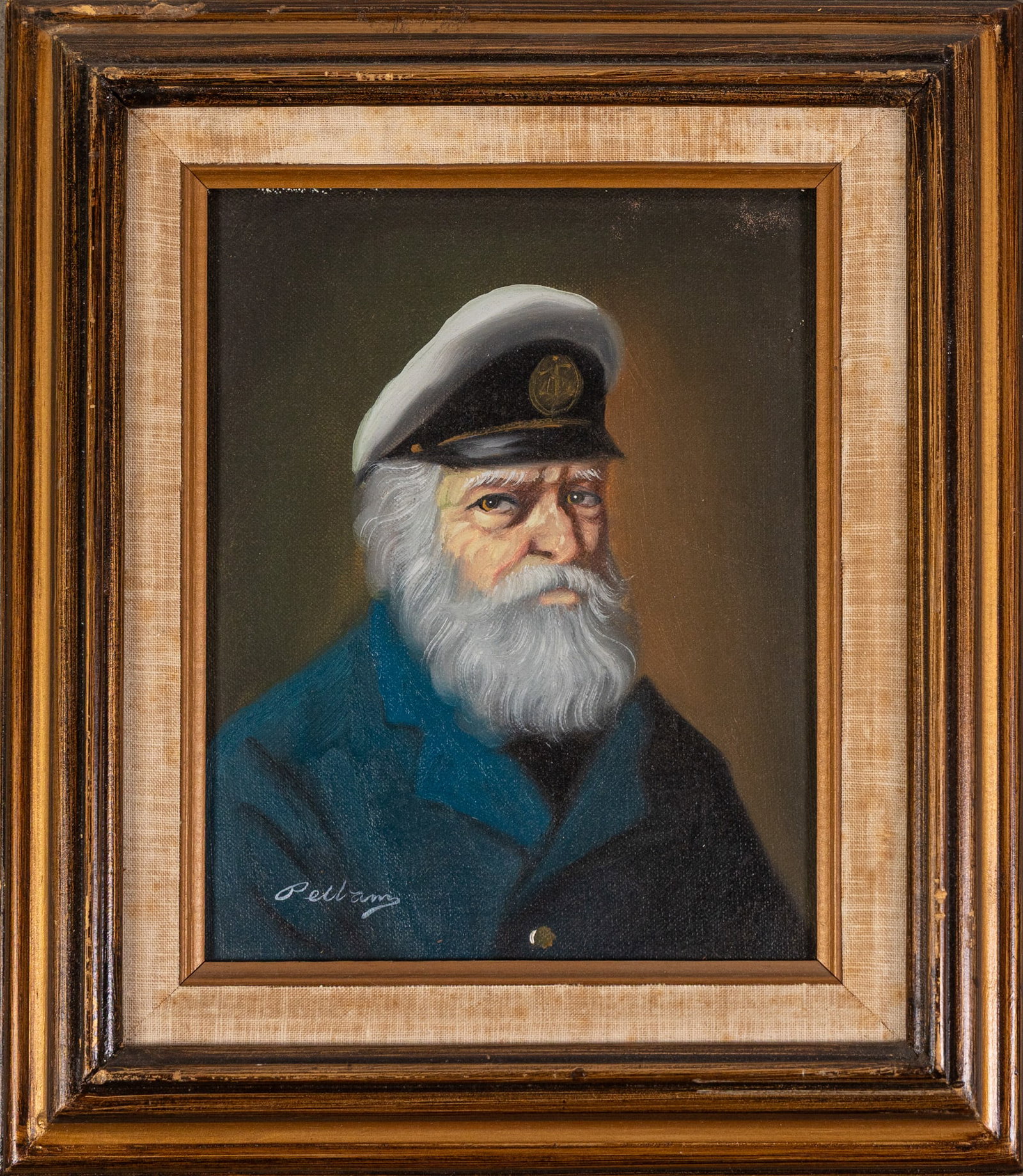David Pelbam (1932-2004) - Portrait of a Weathered Mariner, Oil on Canvas: David Pelbam (1932-2004) - Portrait of a Weathered Mariner, Oil on Canvas Size 15" x 13" Literature Brooks Auction – Online Auction Terms & Conditions Contact: (856) 694-2960 |