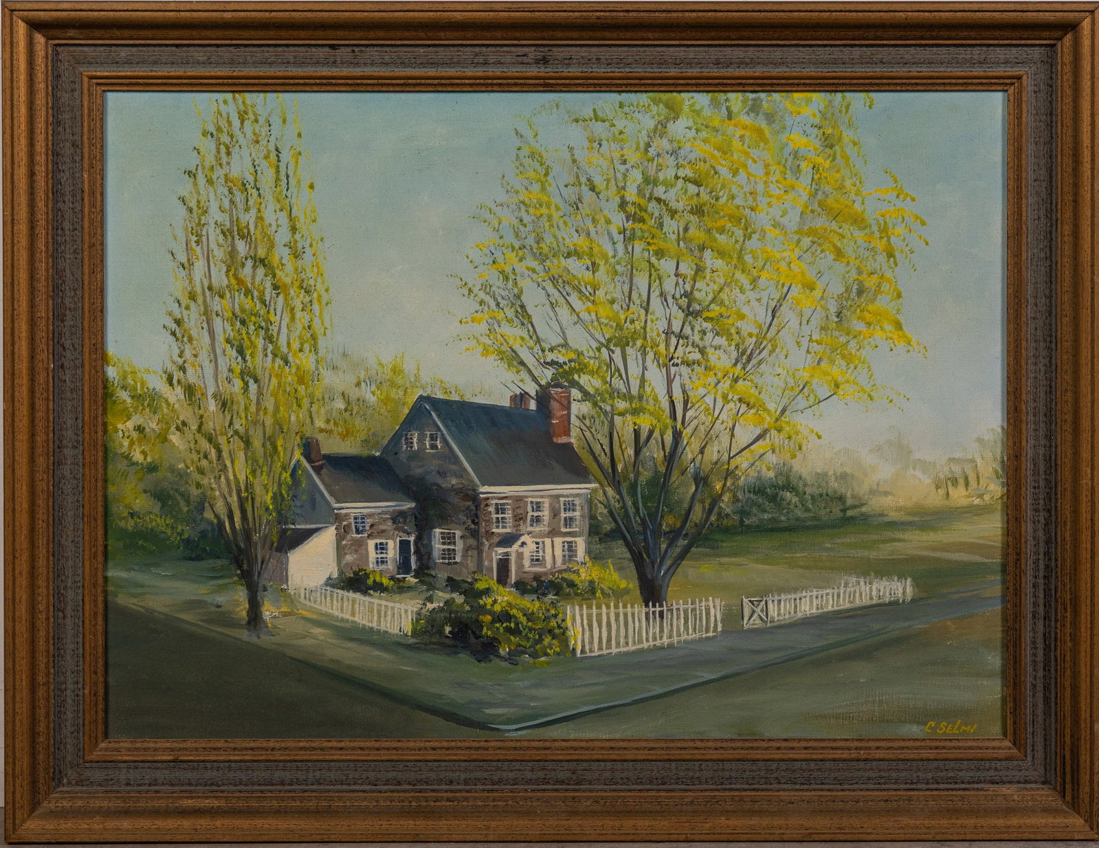 Charles R. Selmi (1933-1994) - "Washingtons HQ, Valley Forge PA.", Oil On Canvas: Charles R. Selmi (1933-1994) - "Washingtons HQ, Valley Forge PA.", Oil On Canvas Size 20" x 26" Literature Brooks Auction – Online Auction Terms & Conditions Contact: (856) 694-2960 |