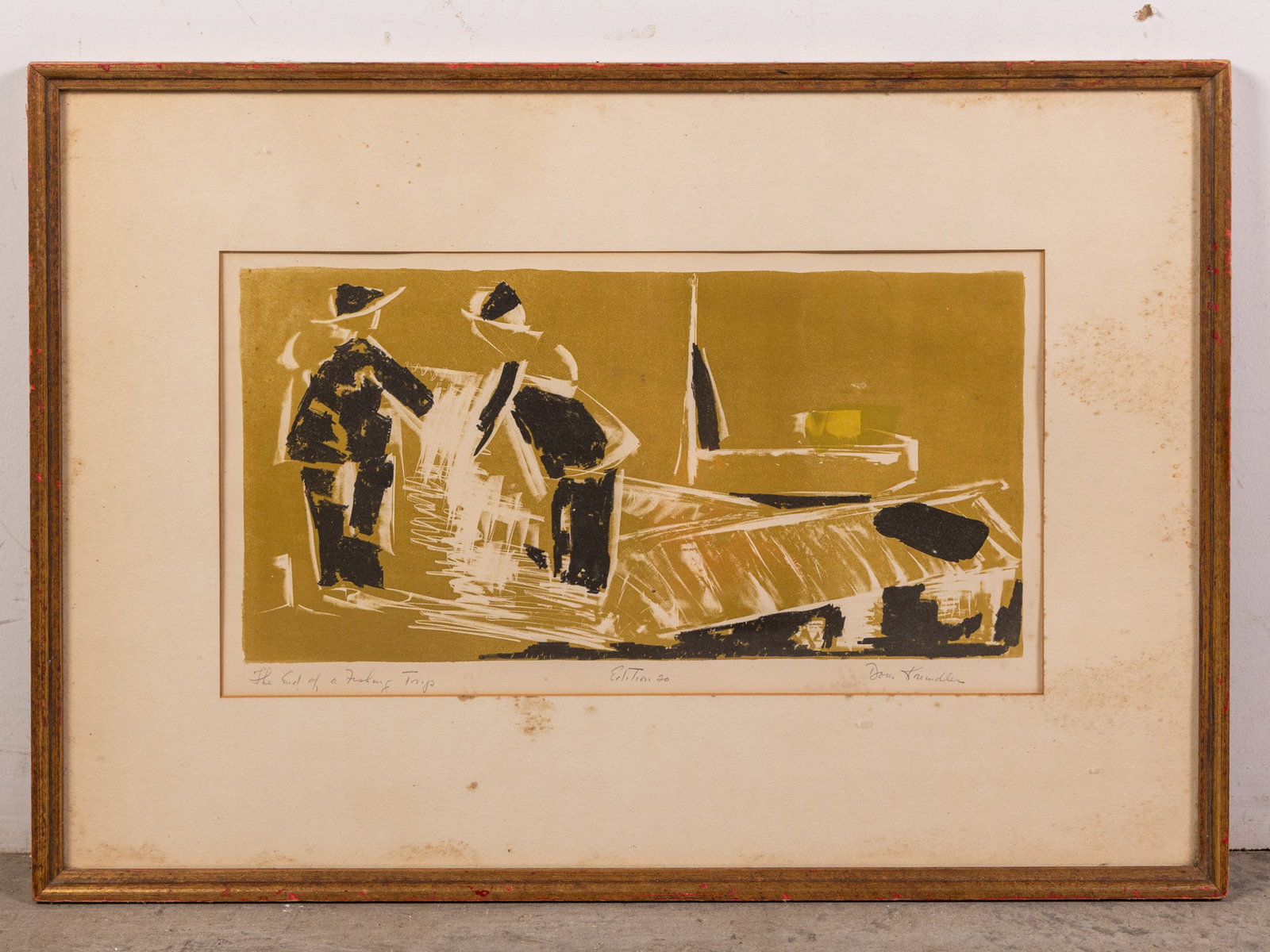 Doris Barsky Kreindler (1901-1974) - "The End of a Fishing Trip", Lithograph: Doris Barsky Kreindler (1901-1974) - "The End of a Fishing Trip", Lithograph Size 16" x 23" Literature Brooks Auction – Online Auction Terms & Conditions Contact: (856) 694-2960 |