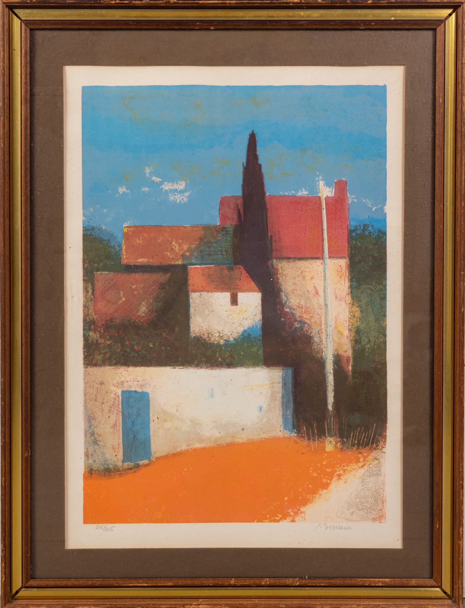 Pierre Bisiaux (1924-2005) - "Le Village", 216/275 Lithograph: Pierre Bisiaux (1924-2005) - "Le Village", 216/275 Lithograph Size 25" x 19" Literature Brooks Auction – Online Auction Terms & Conditions Contact: (856) 694-2960 | info@brooks.auction READ