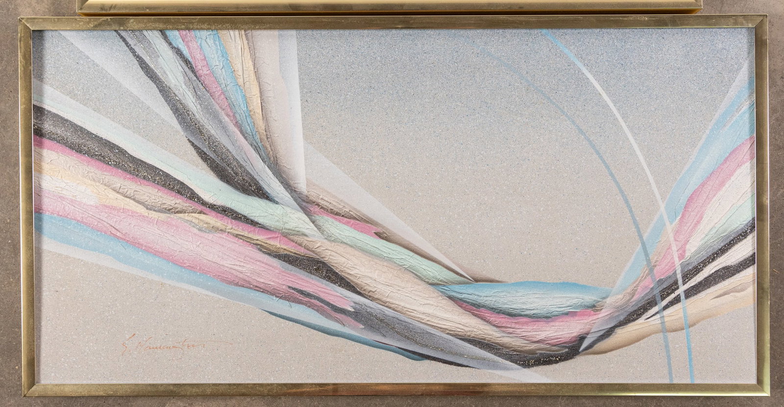 (2) Postmodern Abstract Paintings in the manner of Elba Alvarez - 4
