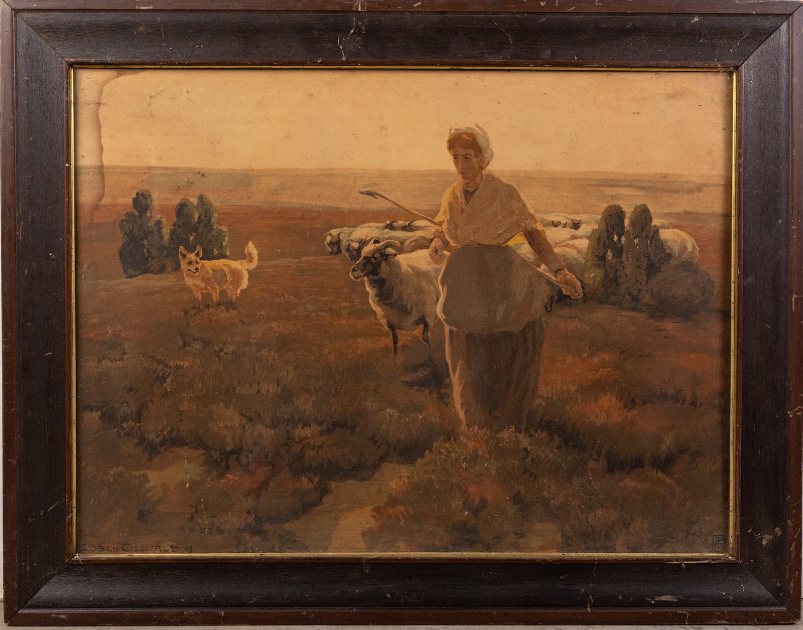 Eugen Osswald (German, 1879-1960) - Pastoral Print: Eugen Osswald (German, 1879-1960) - Pastoral Print Size 28" x 35" Literature Brooks Auction – Online Auction Terms & Conditions Contact: (856) 694-2960 | info@brooks.auction READ BEFORE YOU