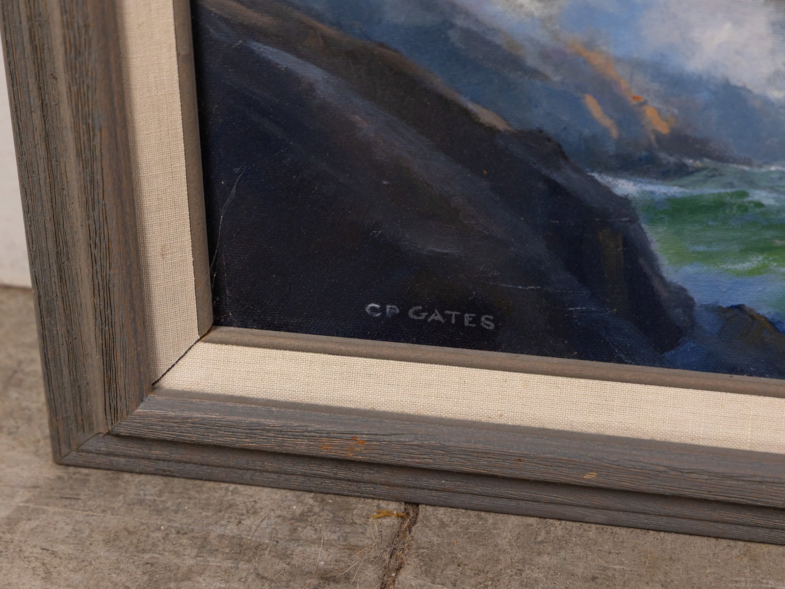 Pair of Vintage Nautical Maritime Painting, Oil on Canvas - 2
