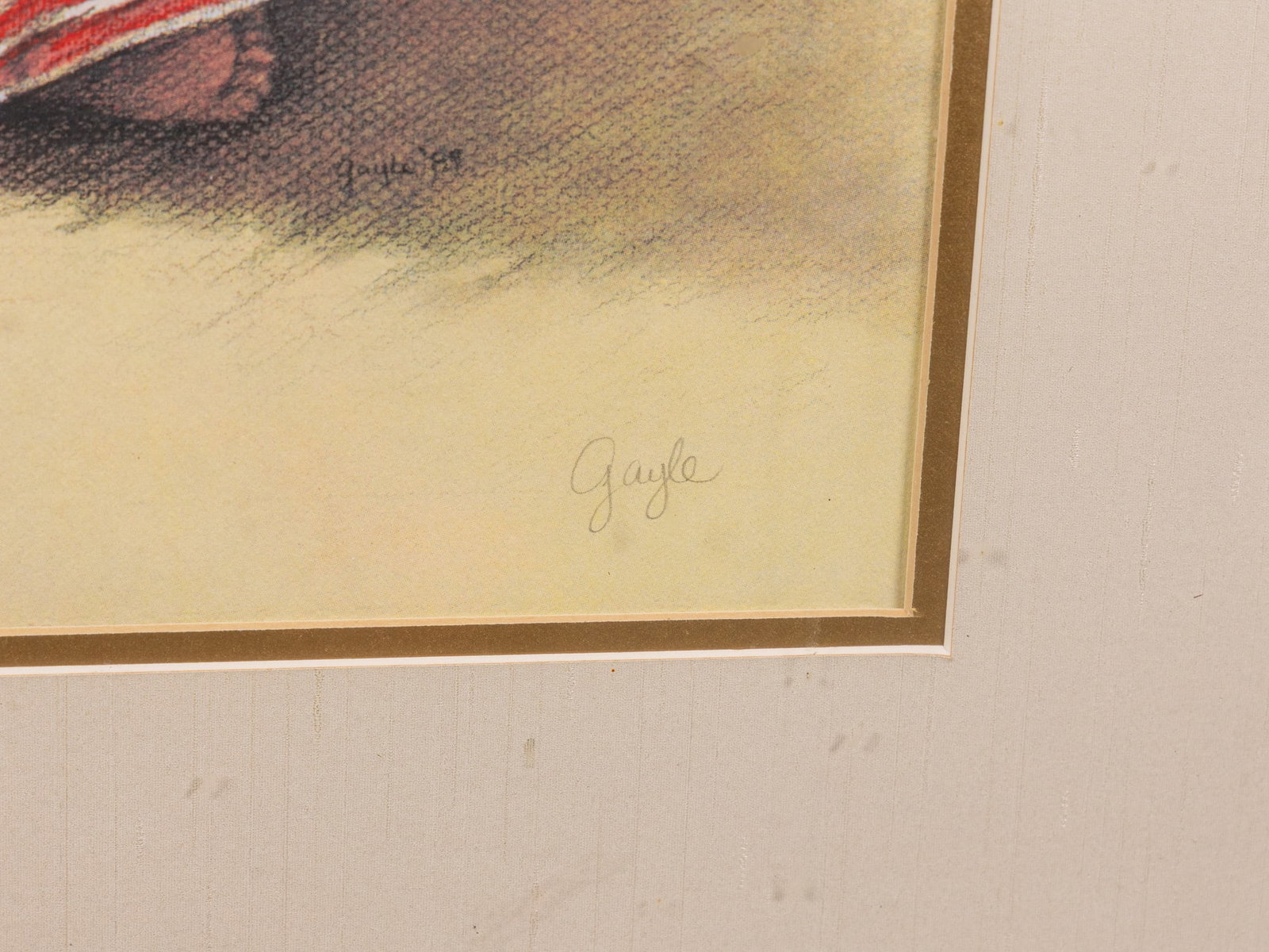 Gayle Walker (Mexican) - "Nina con Gallito", 3/300 Pencil Signed Print - 2