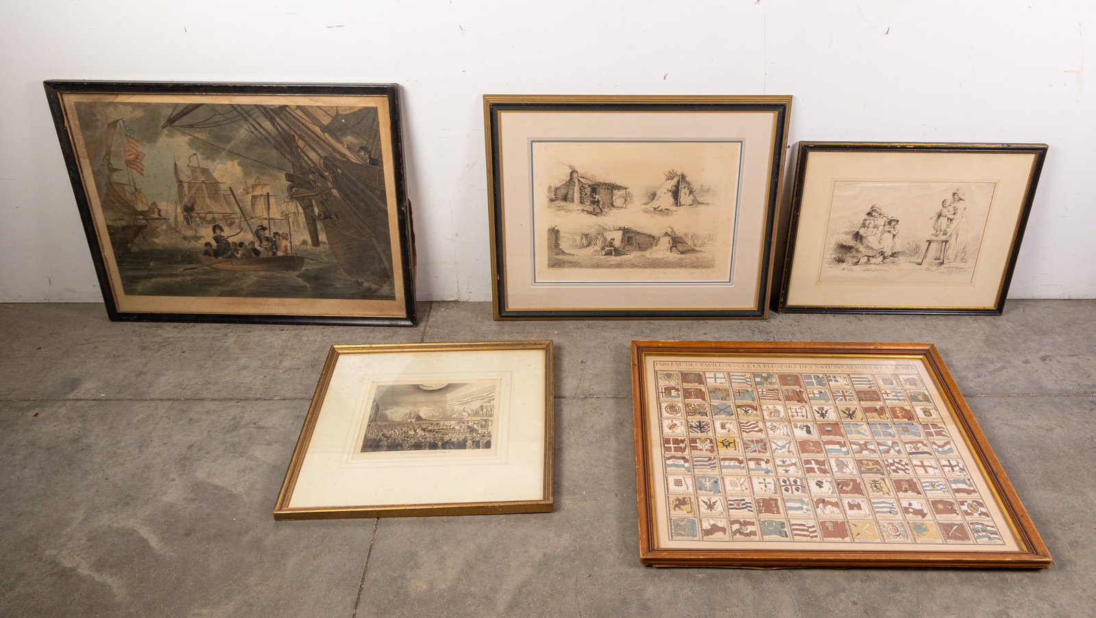 Grouping of Antique Lithographs and Prints ft. George Morland (1 of 4)