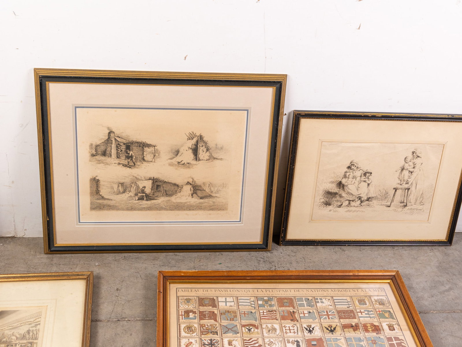 Grouping of Antique Lithographs and Prints ft. George Morland - 3