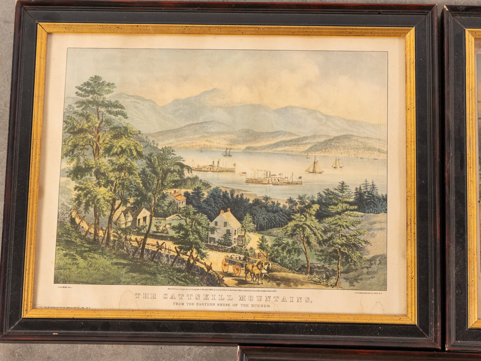 (3) Vintage Currier and Ives Reproduction Prints by Donald Art Co. Inc - 2