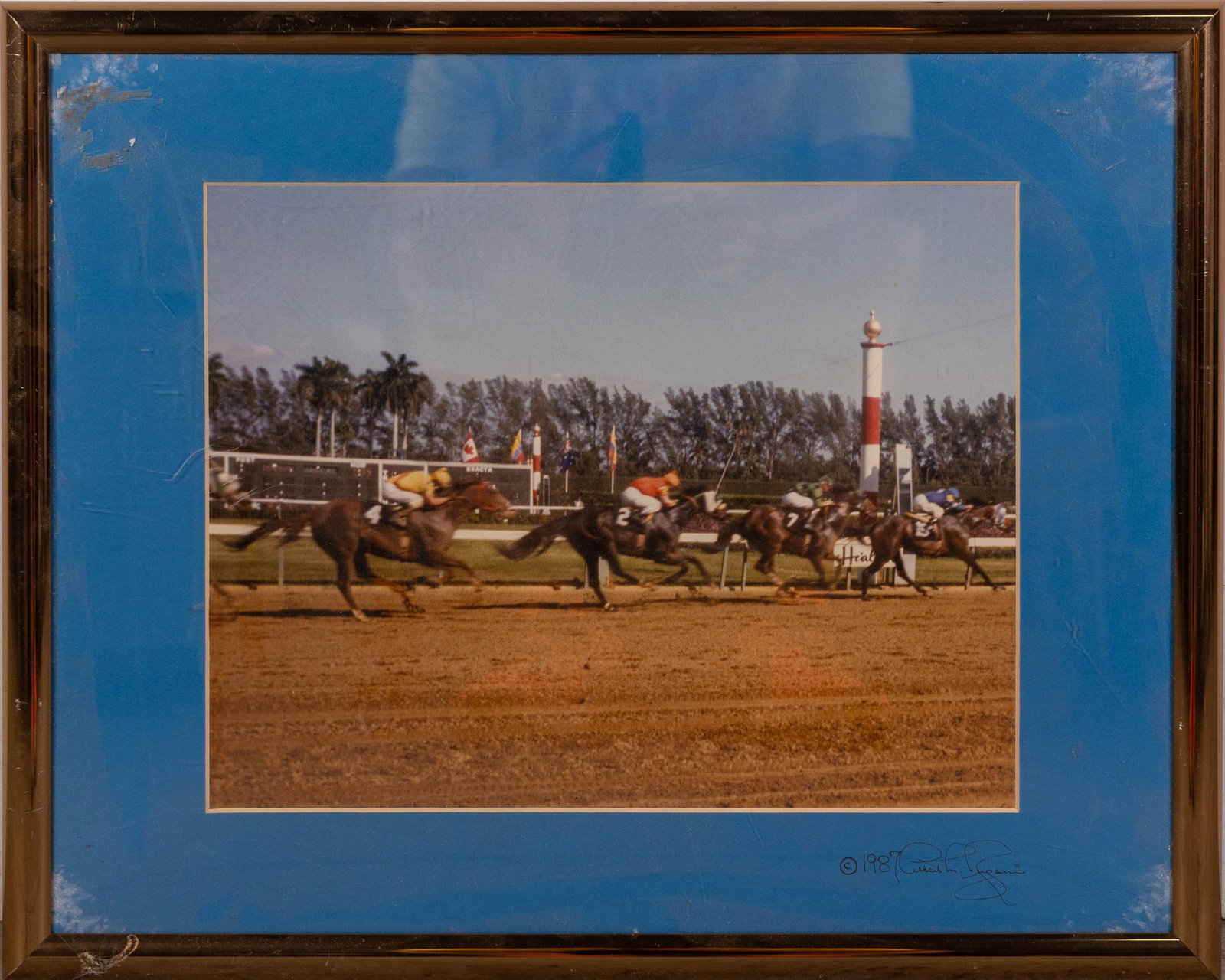 c.1987 Photograph of Hialeah Park Racecourse in Miami, Florida by Rugani: c.1987 Photograph of Hialeah Park Racecourse in Miami, Florida by Rugani Size 17" x 20" Literature Brooks Auction – Online Auction Terms & Conditions Contact: (856) 694-2960 |