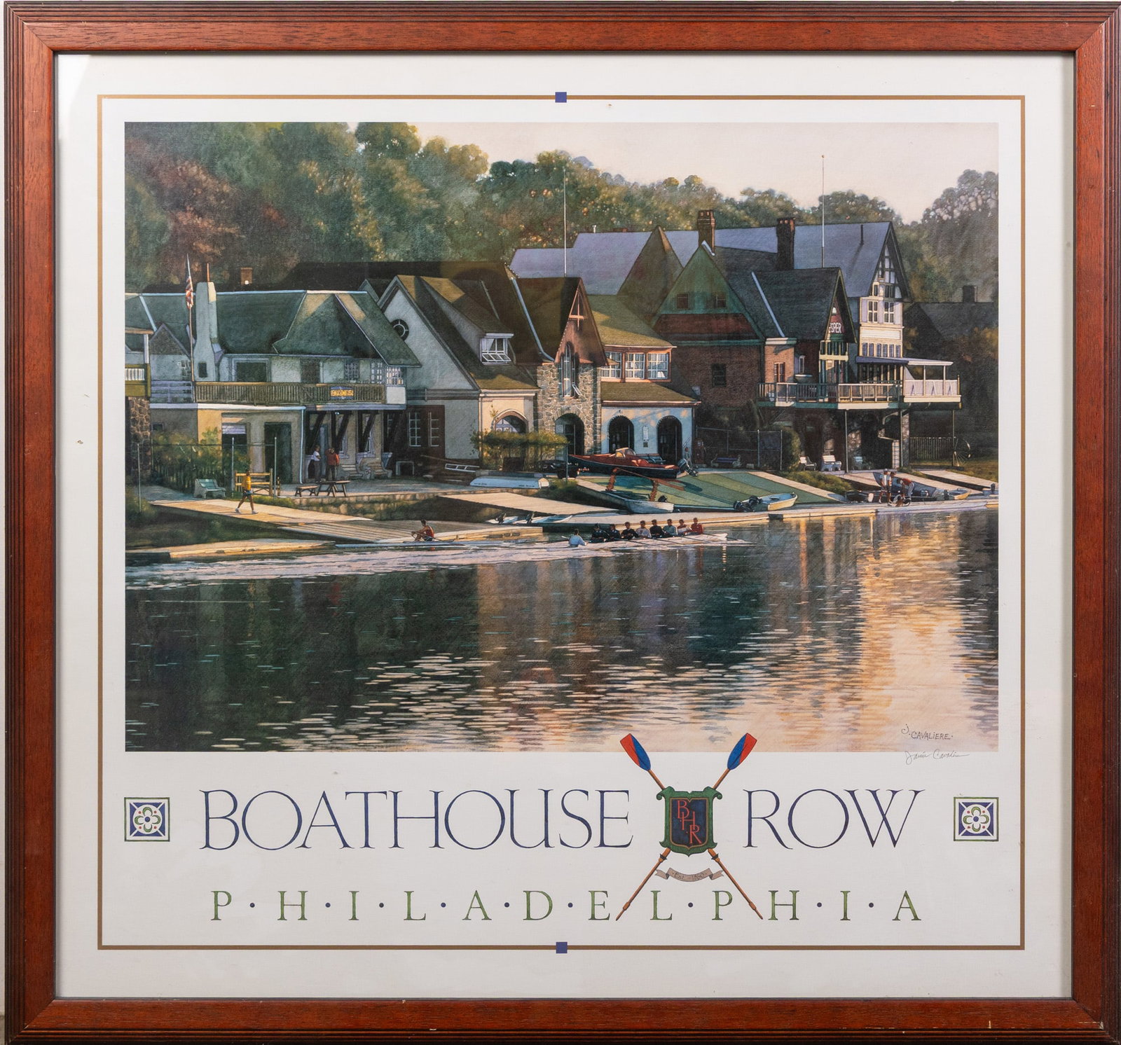 J. Cavaliere - Boathouse Row Philadelphia, Hand Signed Print: J. Cavaliere - Boathouse Row Philadelphia, Hand Signed Print Size 33" x 31" Literature Brooks Auction – Online Auction Terms & Conditions Contact: (856) 694-2960 | info@brooks.auction READ B