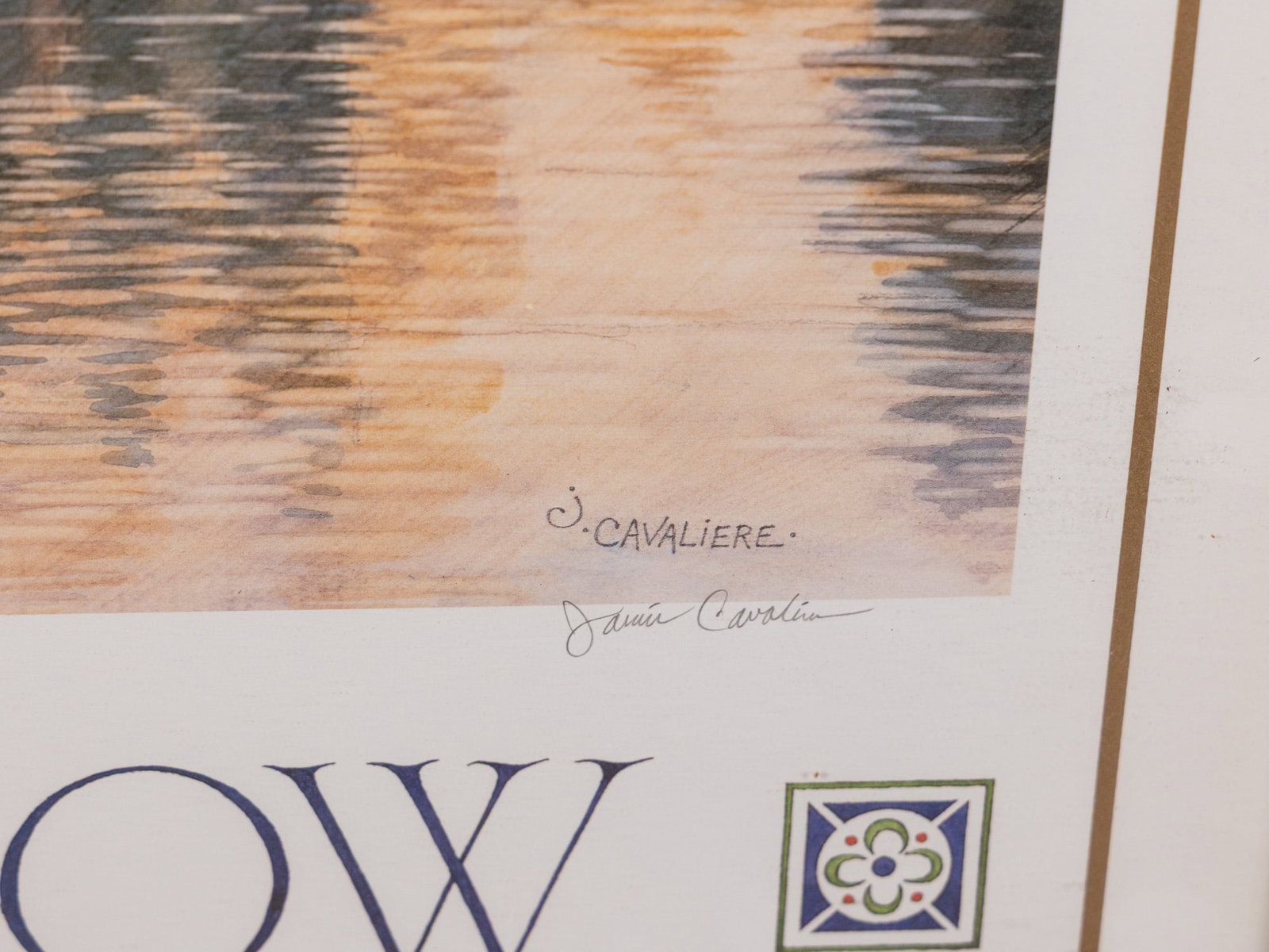 J. Cavaliere - Boathouse Row Philadelphia, Hand Signed Print - 2