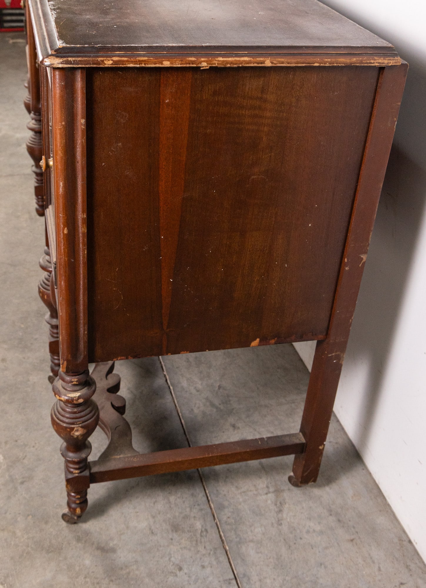 Wooden Ornate Jacobean-Style Buffet - 4