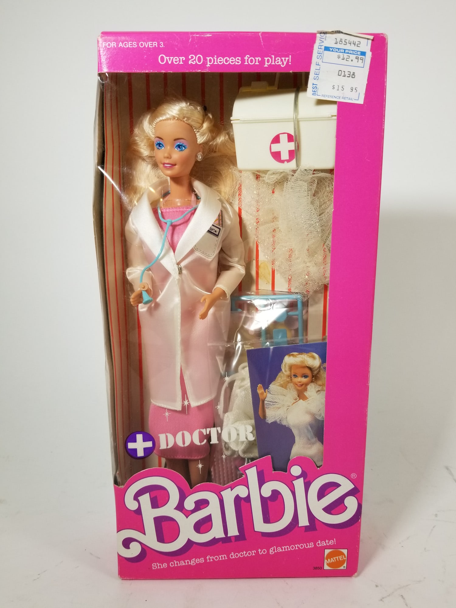 Mattel 1987 Doctor Barbie #3850: Mattel 1987 Doctor Barbie #3850 Size 13" x 6" x 3" Literature Brooks Auction – Online Auction Terms & Conditions Contact: (856) 694-2960 | info@brooks.auction READ BEFORE YOU BID: We wan