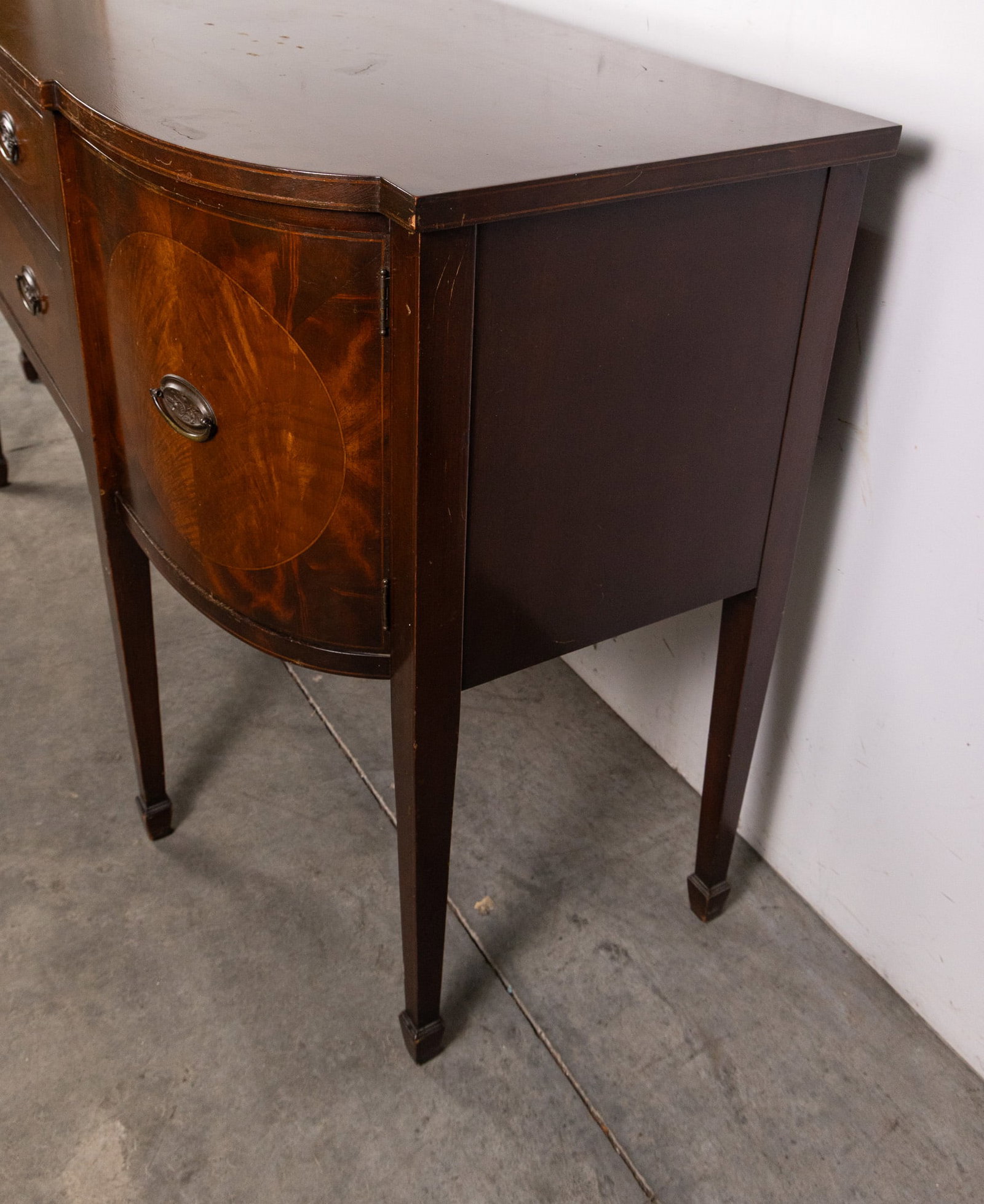 Federal Style Vintage Sideboard Cabinet - 4