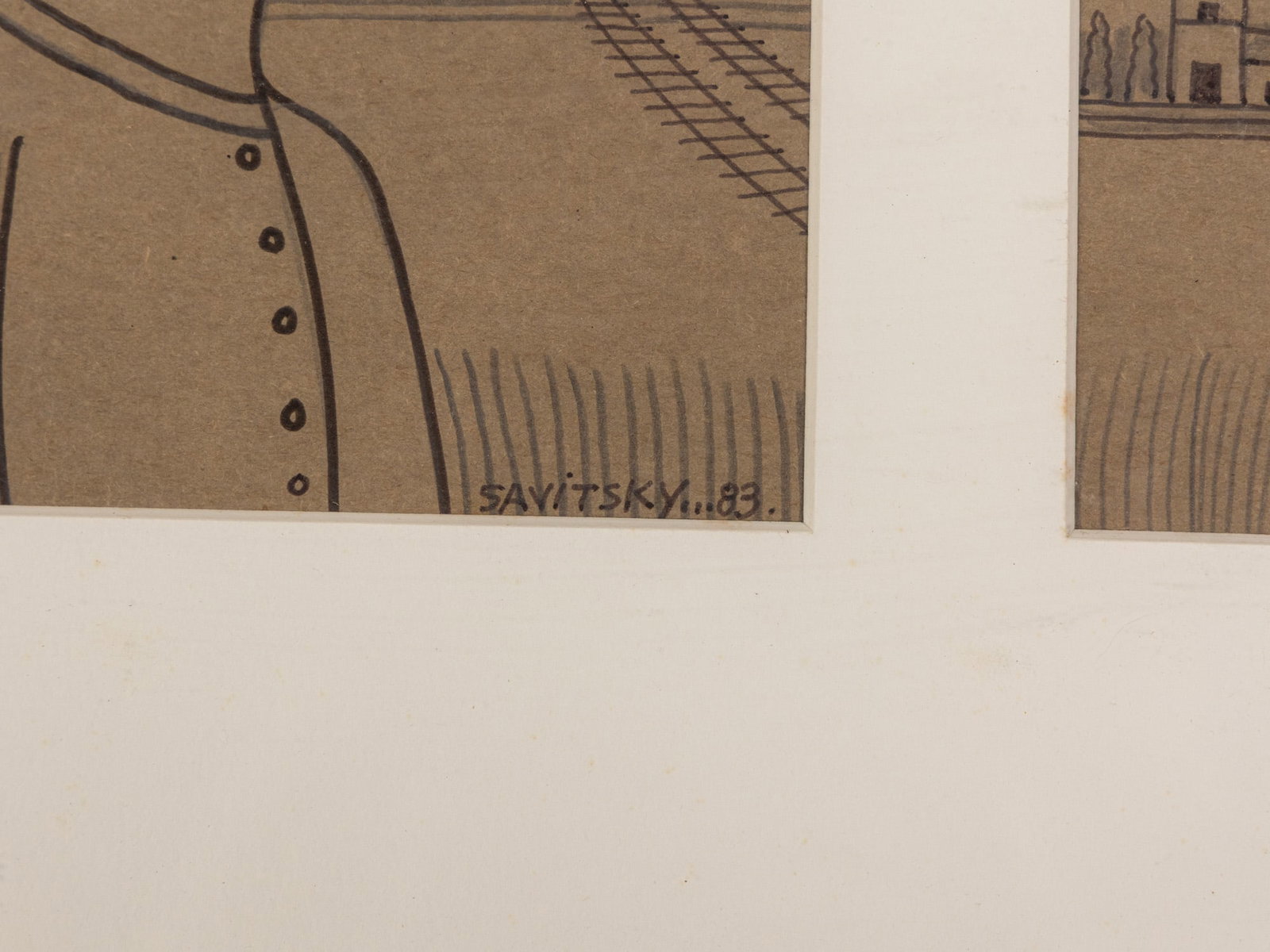 Jack Savitsky, "Coal Miner Jack", 1991 Pencil on Paper - 3