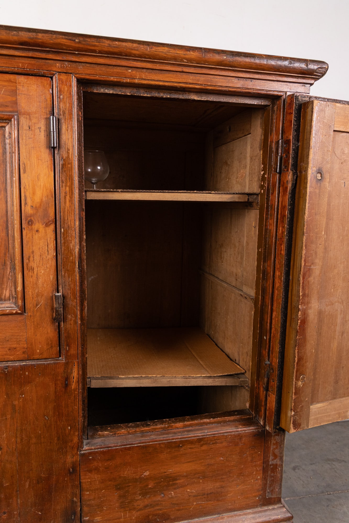 Mid to Late 19th Century Primitive Pine Ice Box - 5