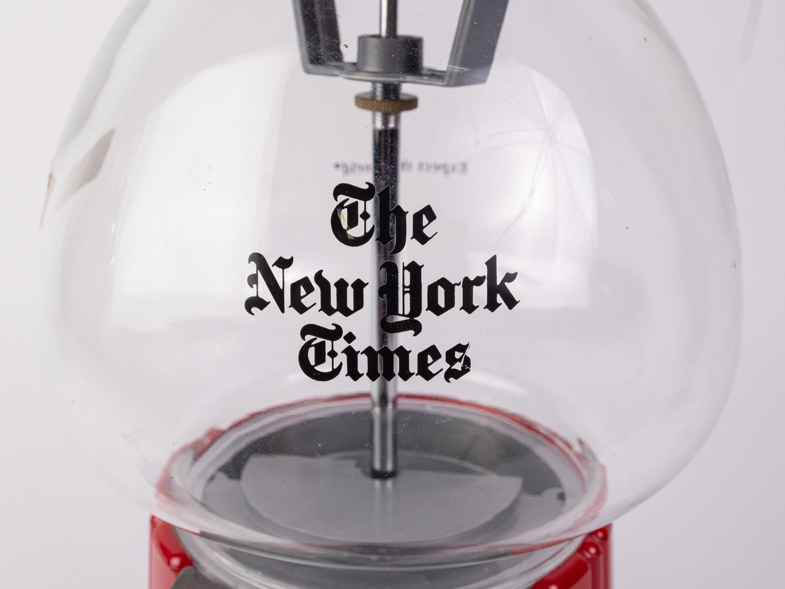 New York Times Branded Tabletop Gumball Machine - 3