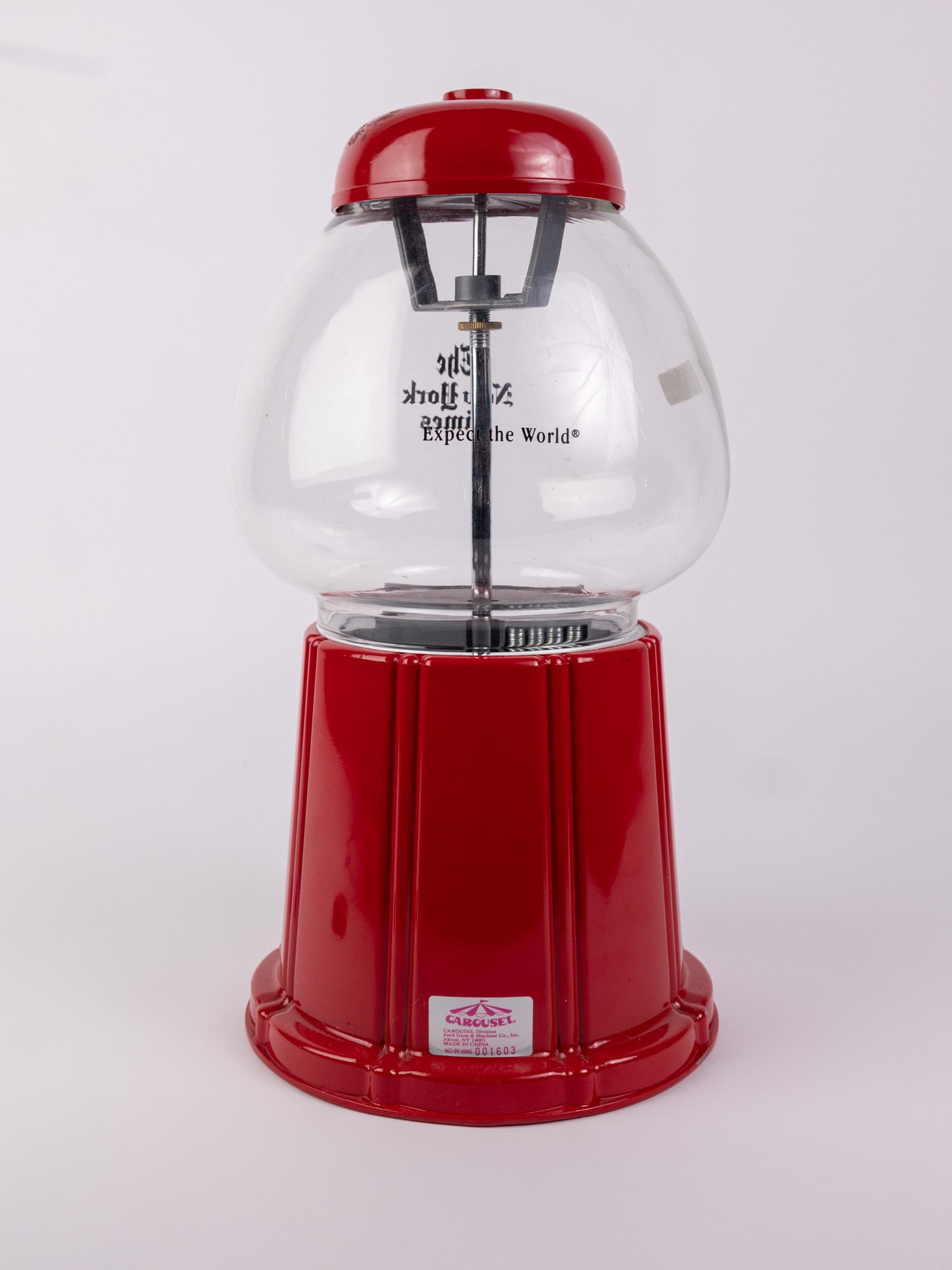 New York Times Branded Tabletop Gumball Machine - 5