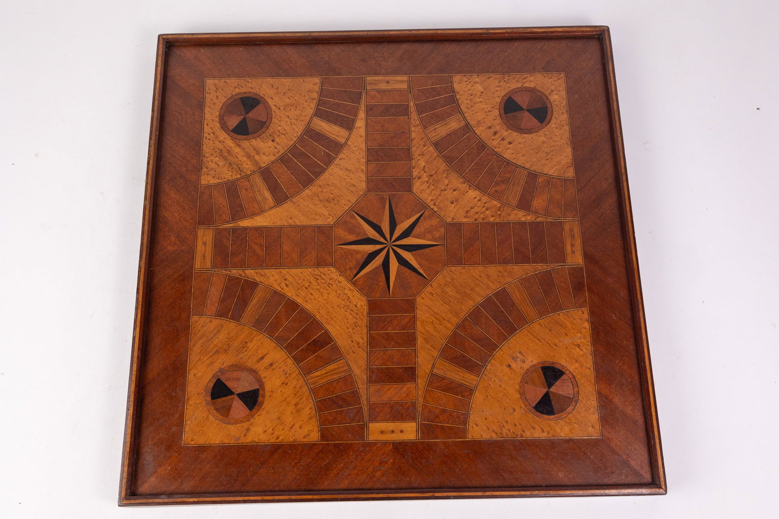 Antique Inlaid Parcheesi Board (1 of 3)
