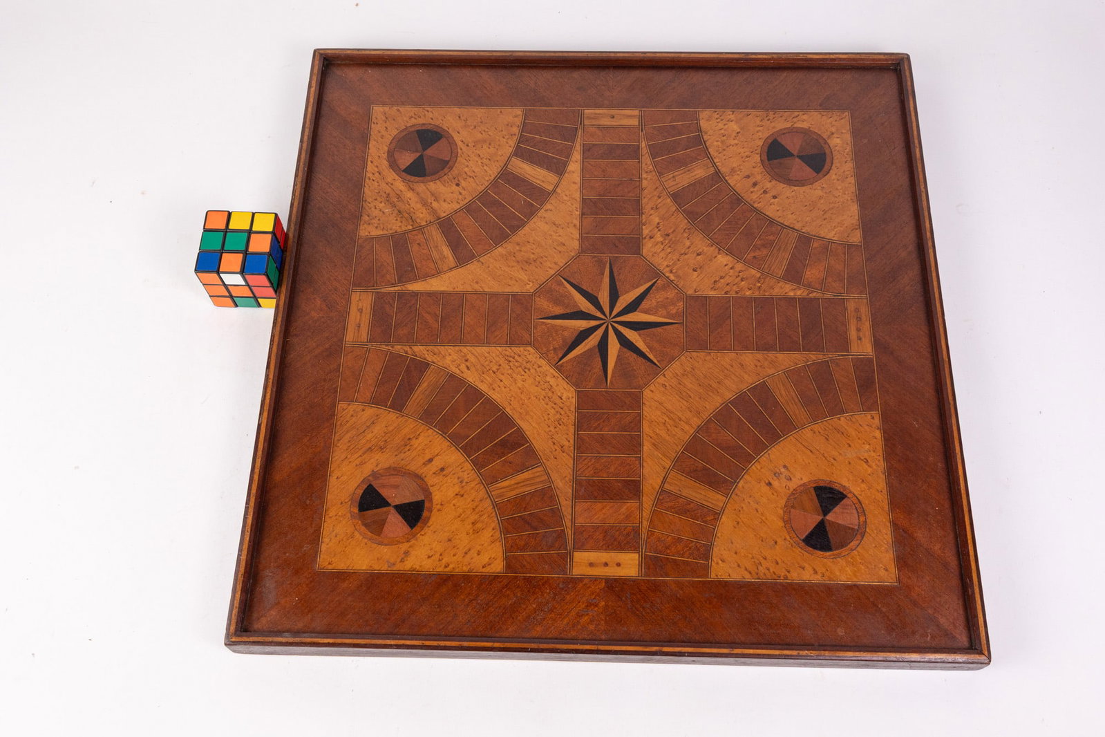 Antique Inlaid Parcheesi Board - 2