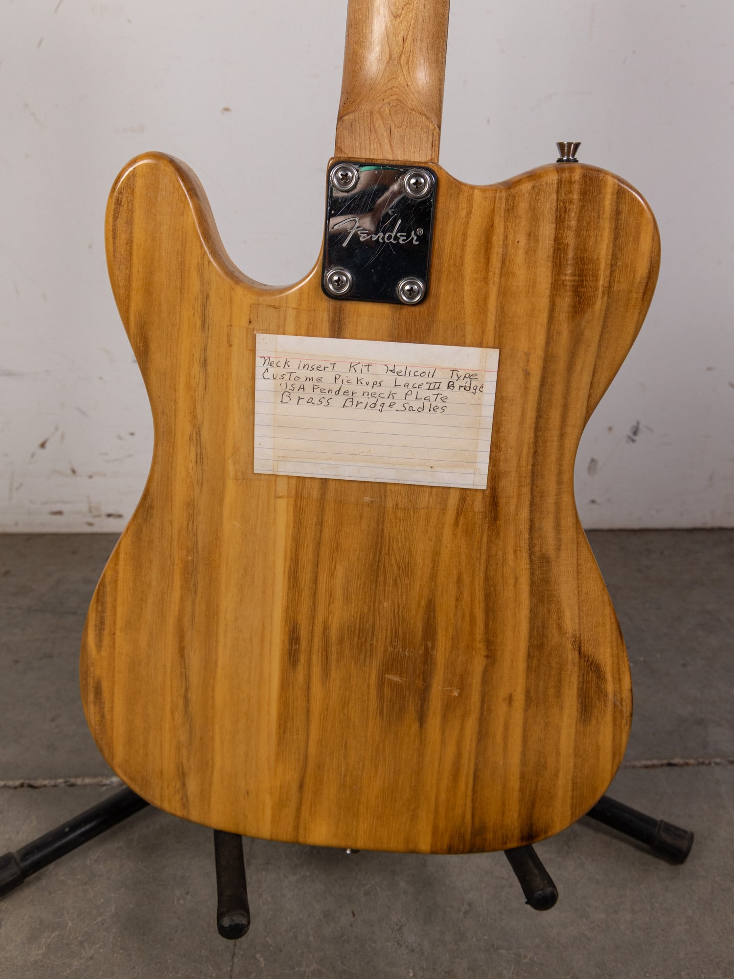 Custom Built Fender Telecaster Type Electric Guitar - 7