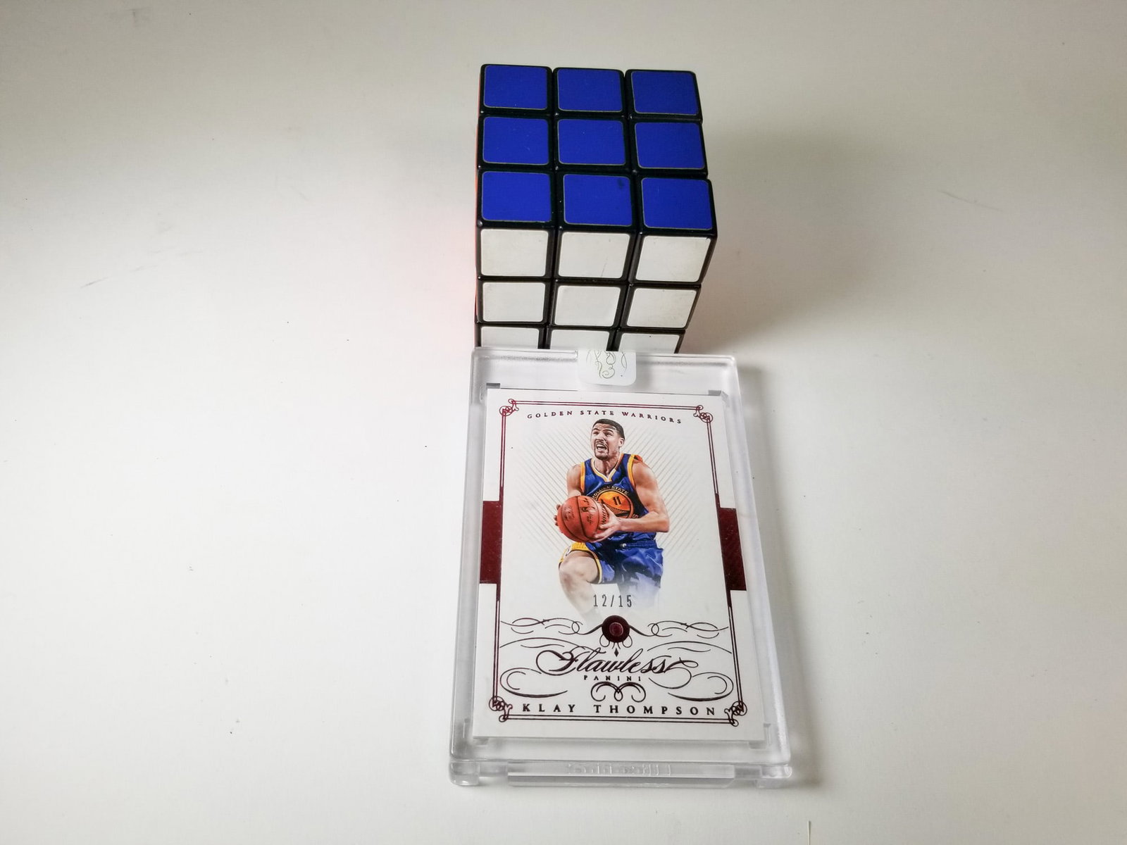 Encased 2014-15 Panini Flawless Klay Thompson Ruby 12/15 - 3