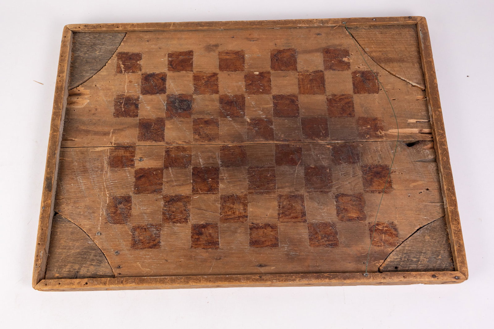 Antique Wooden Chess Board - 6