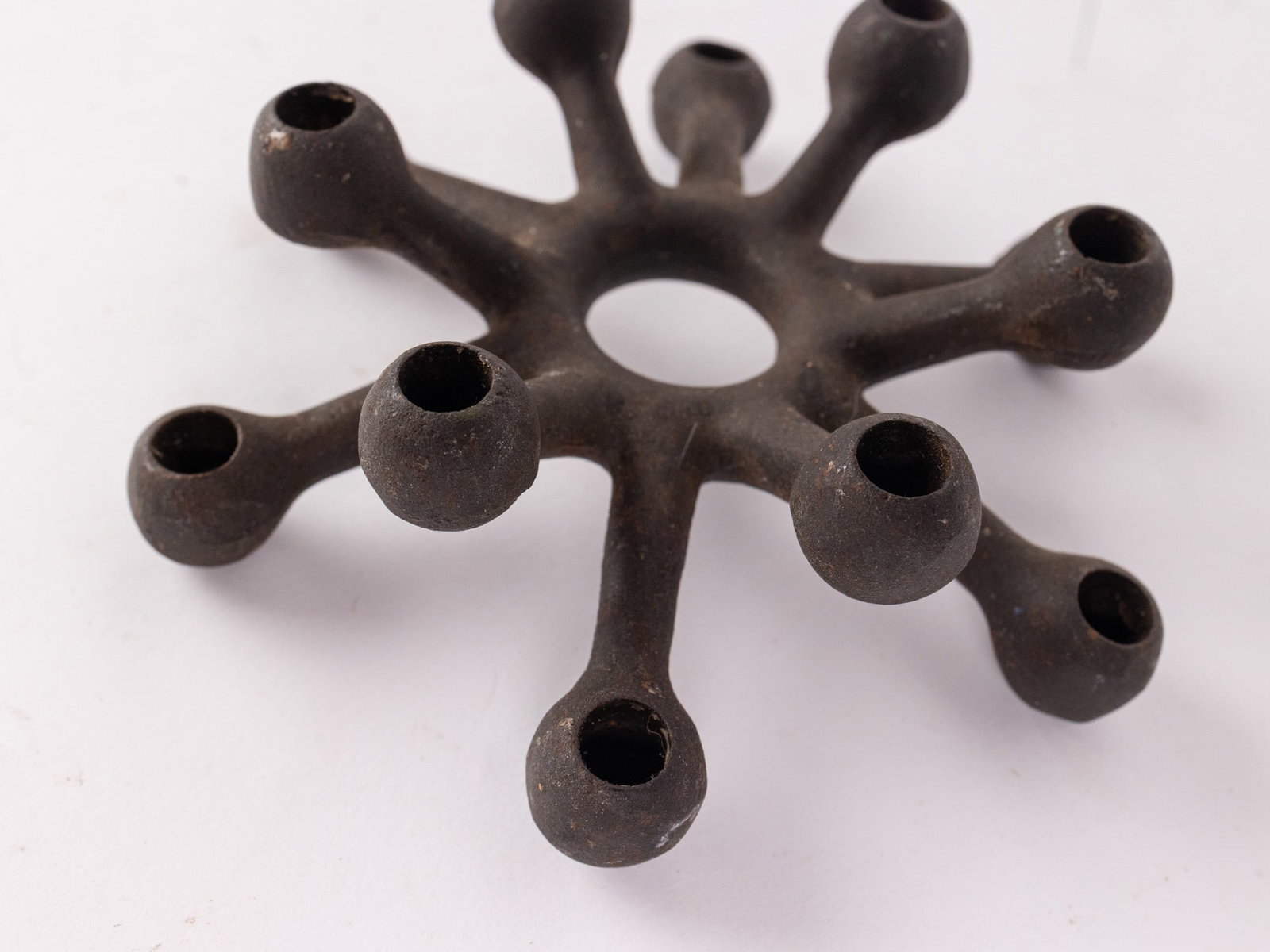 Dansk MCM Cast Iron Candle Holder - 5
