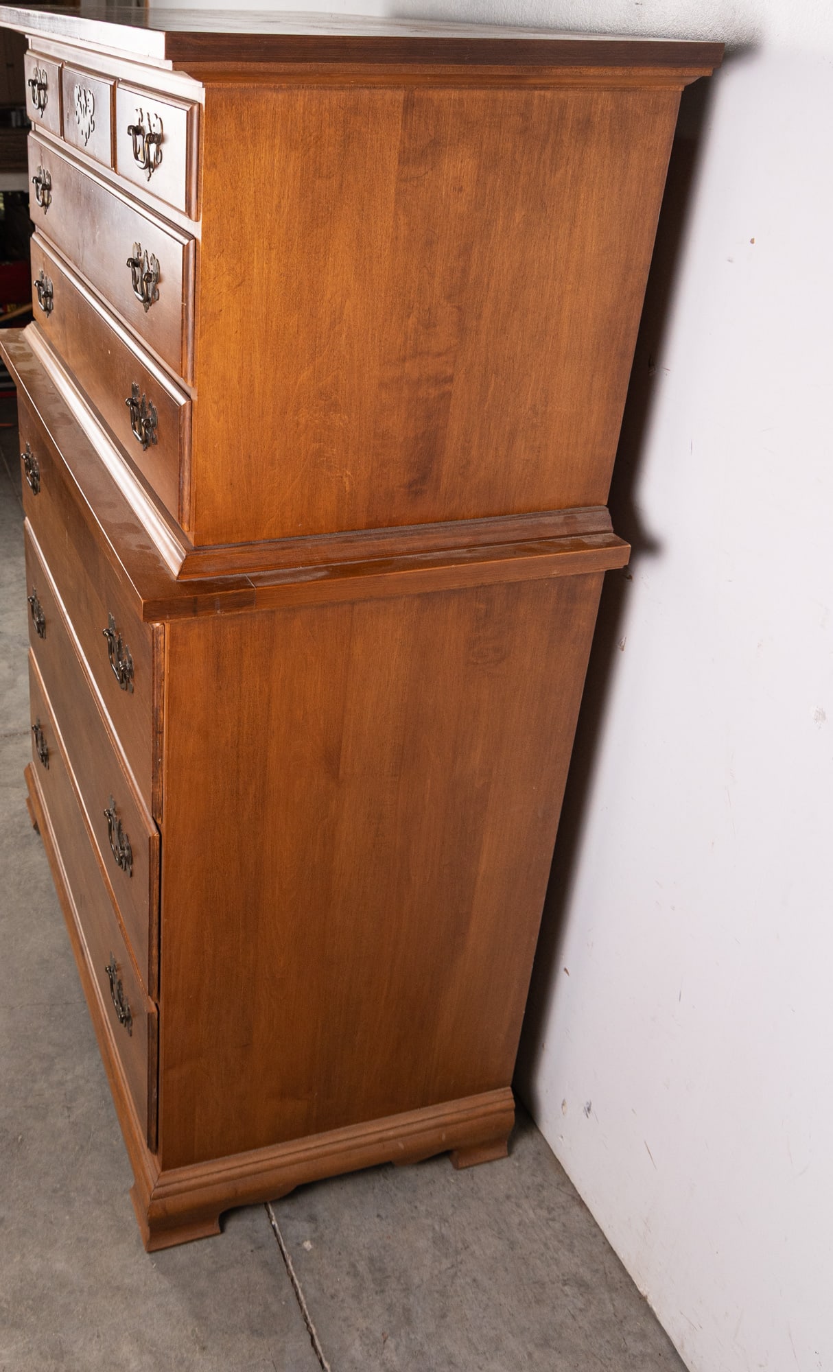 Young Company Hard Solid Maple Chest-on-Chest Dresser - 3