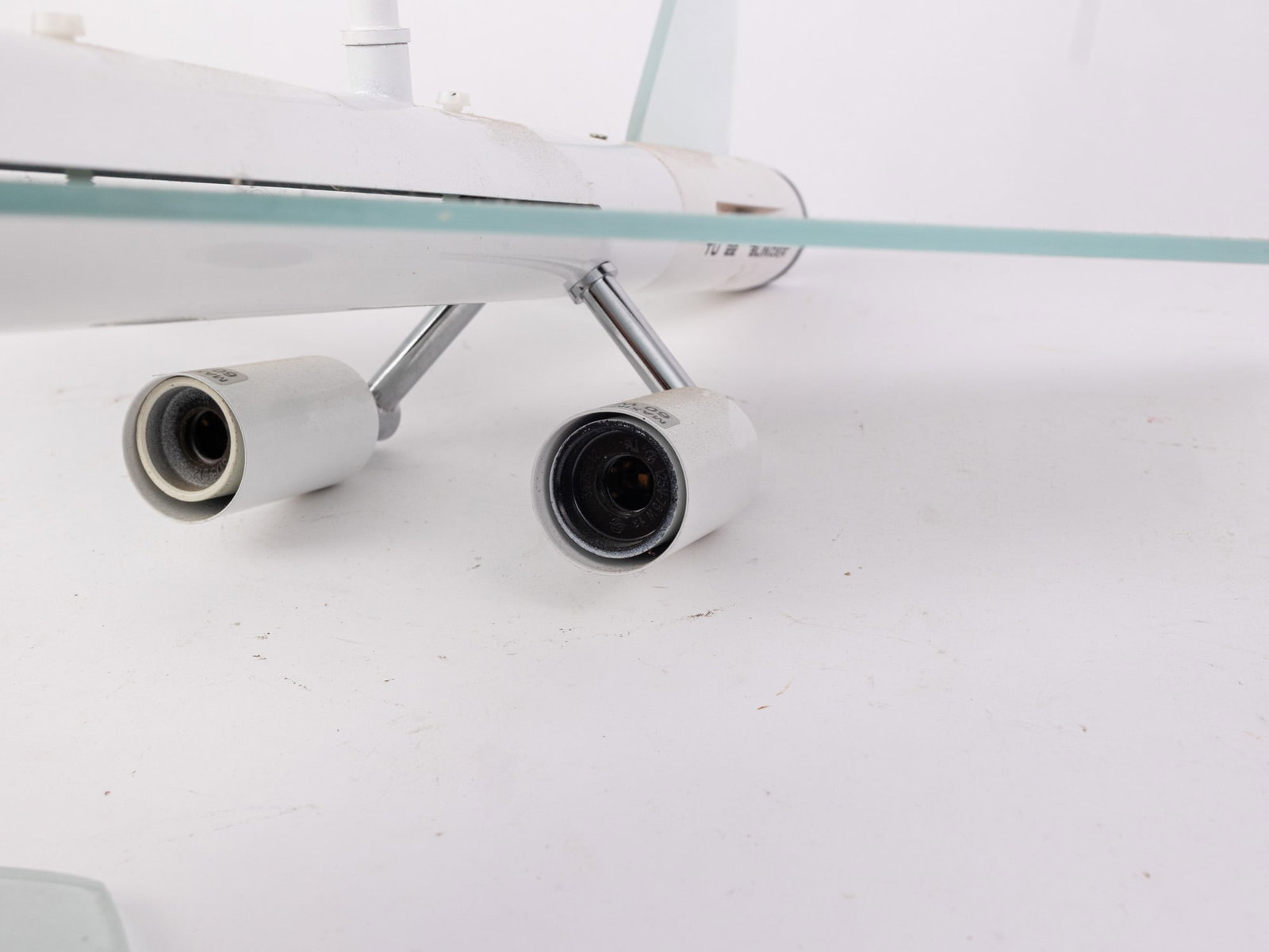 Vintage 80's Tupolev TU-22 Blinder Supersonic Bomber Light Fixture - 5