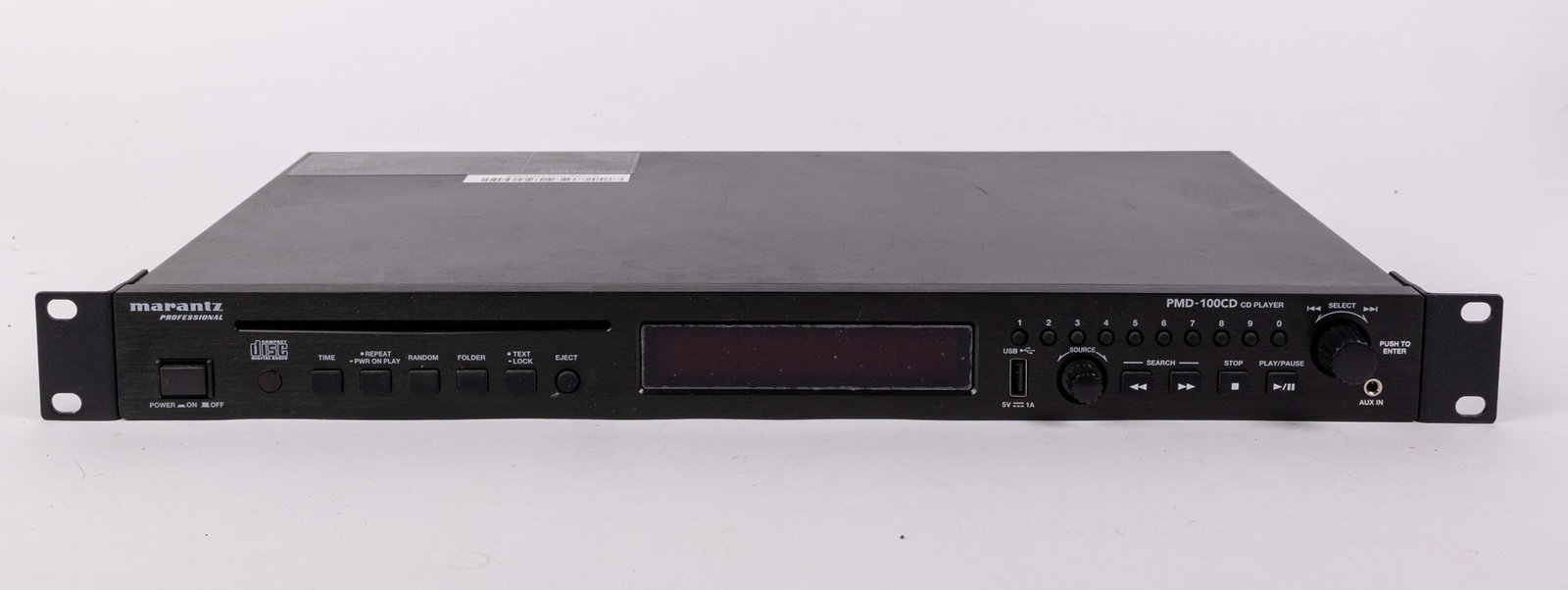 Marantz Professional PMD-100CD Professional CD/USB Media Player: Marantz Professional PMD-100CD Professional CD/USB Media Player Literature Brooks Auction – Online Auction Terms & Conditions Contact: (856) 694-2960 | info@brooks.auction READ BEFORE YOU BID: