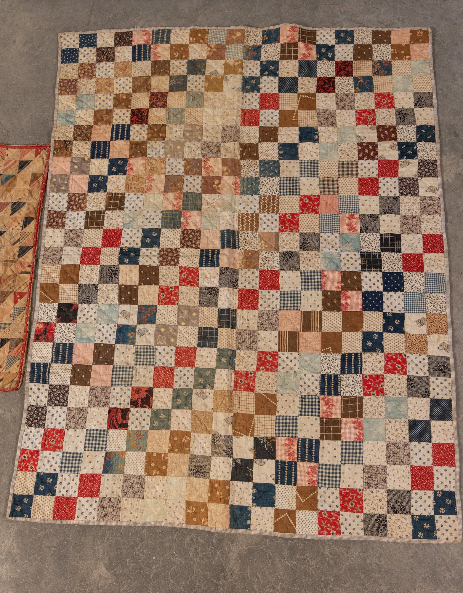 Two Antique Crib Quilts - 3