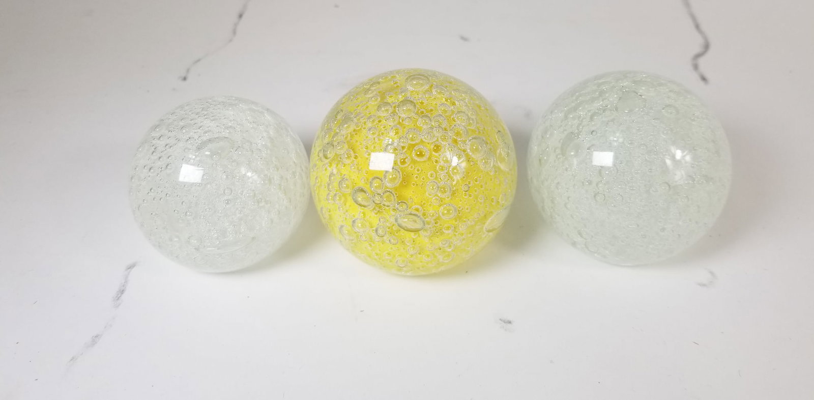 Large Grouping of Vintage Hand Blown Paperweights - 6