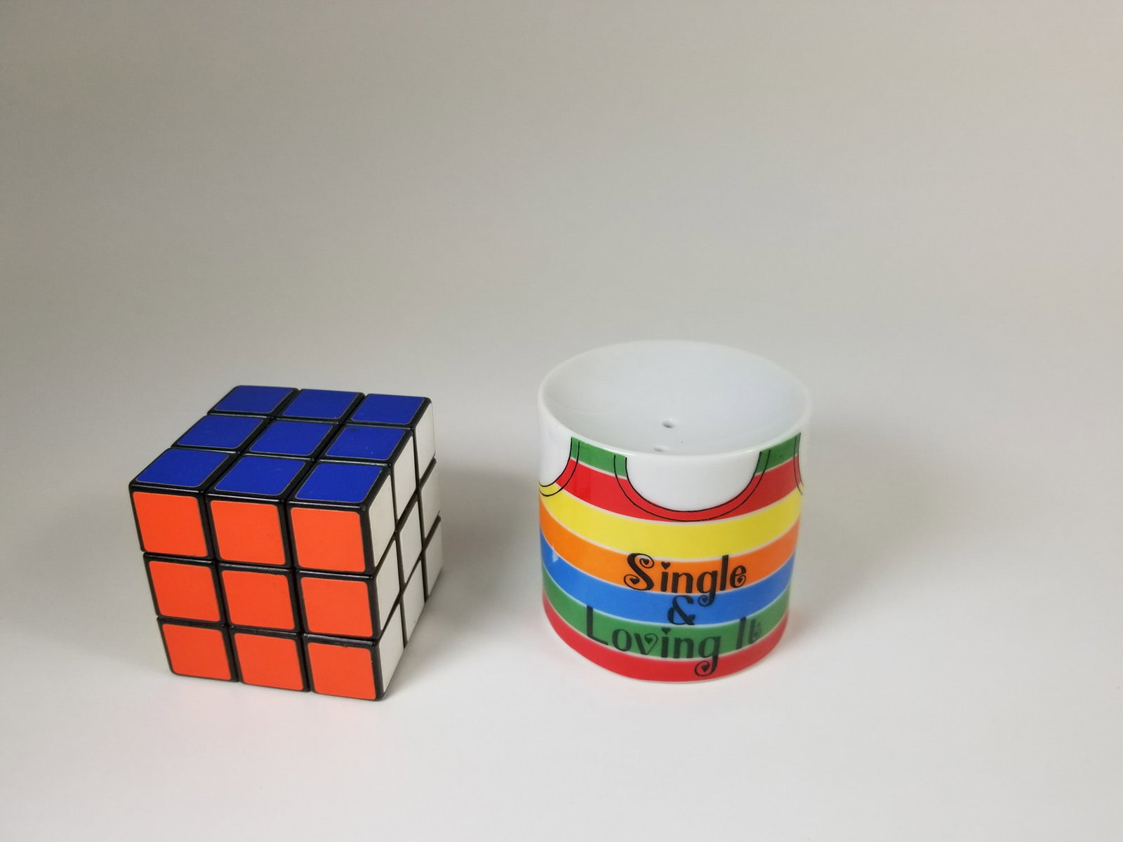 "Single & Loving It" Vintage Porcelain Salt Shaker - 2