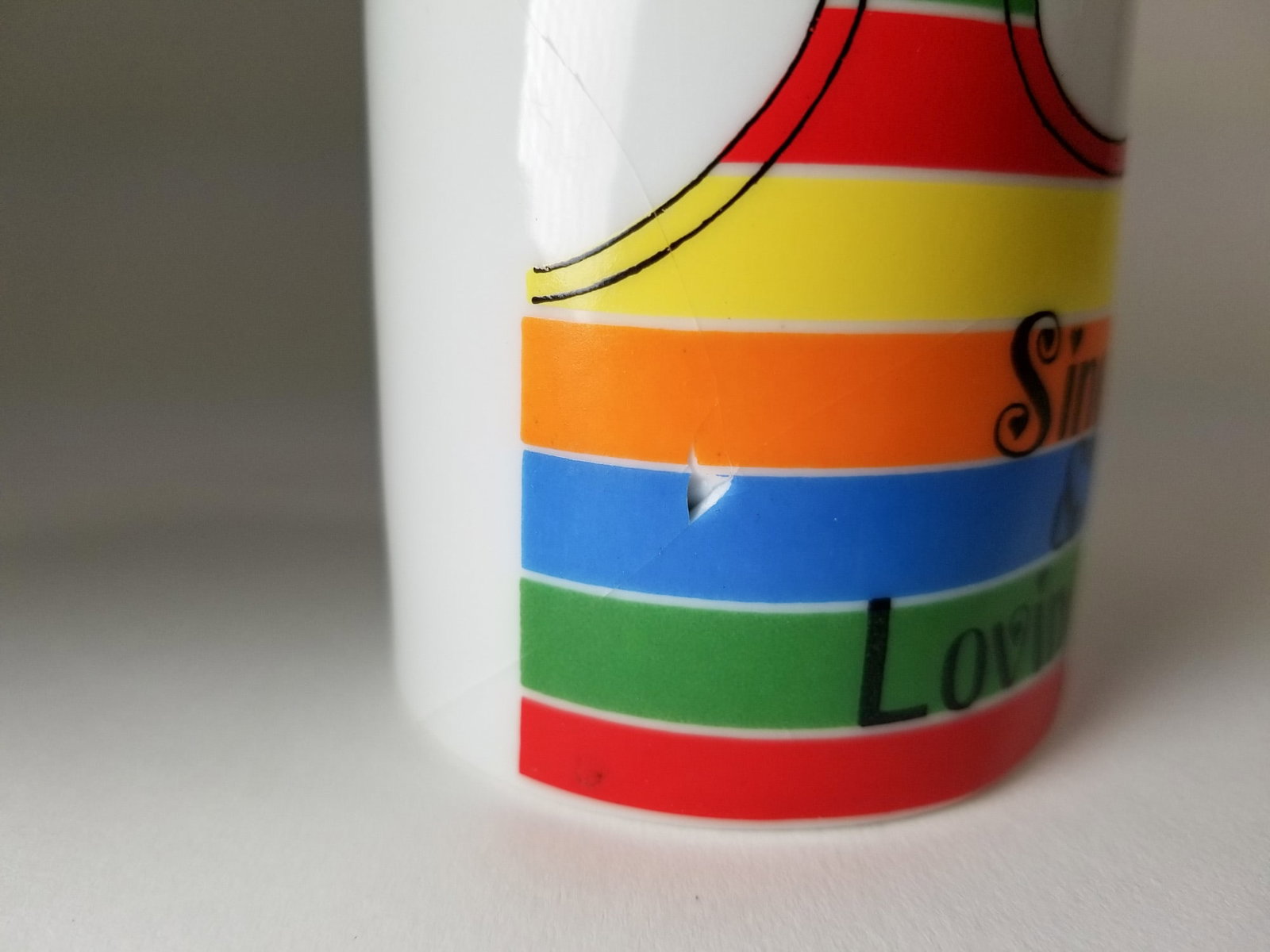 "Single & Loving It" Vintage Porcelain Salt Shaker - 4