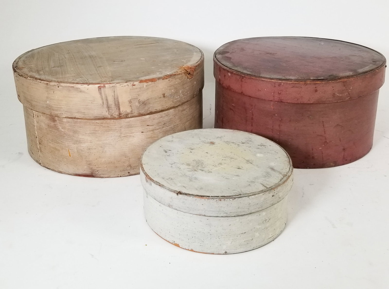 Antique Shaker Style Storage Boxes (1 of 2)