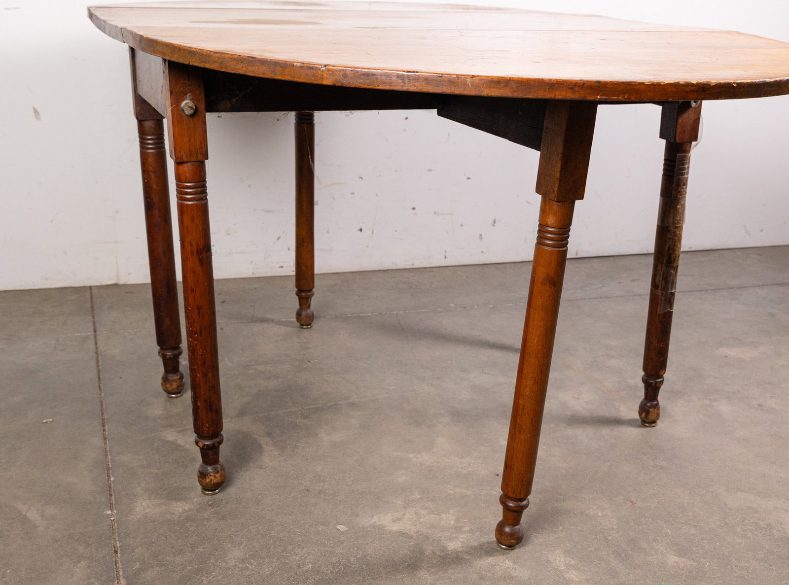 Antique Primitive Gateleg Table - 6