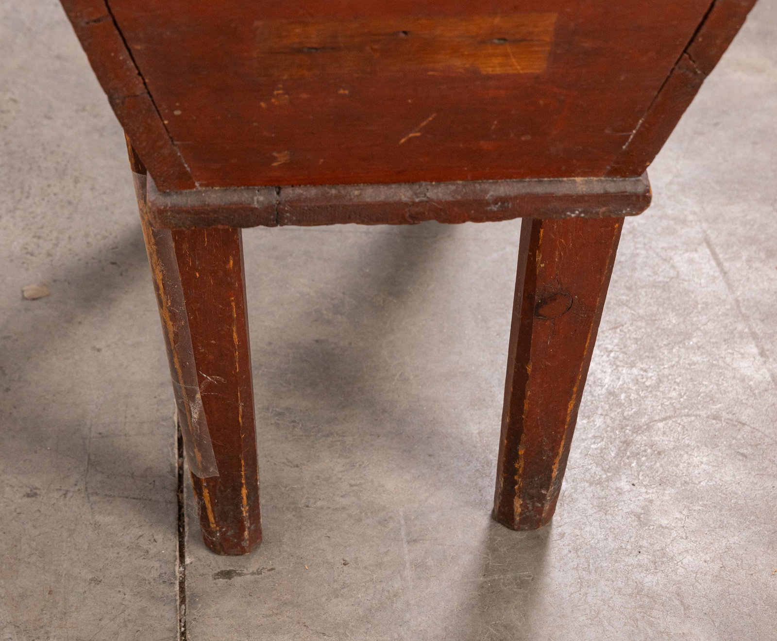 Antique Primitive Standing Dough Box - 3