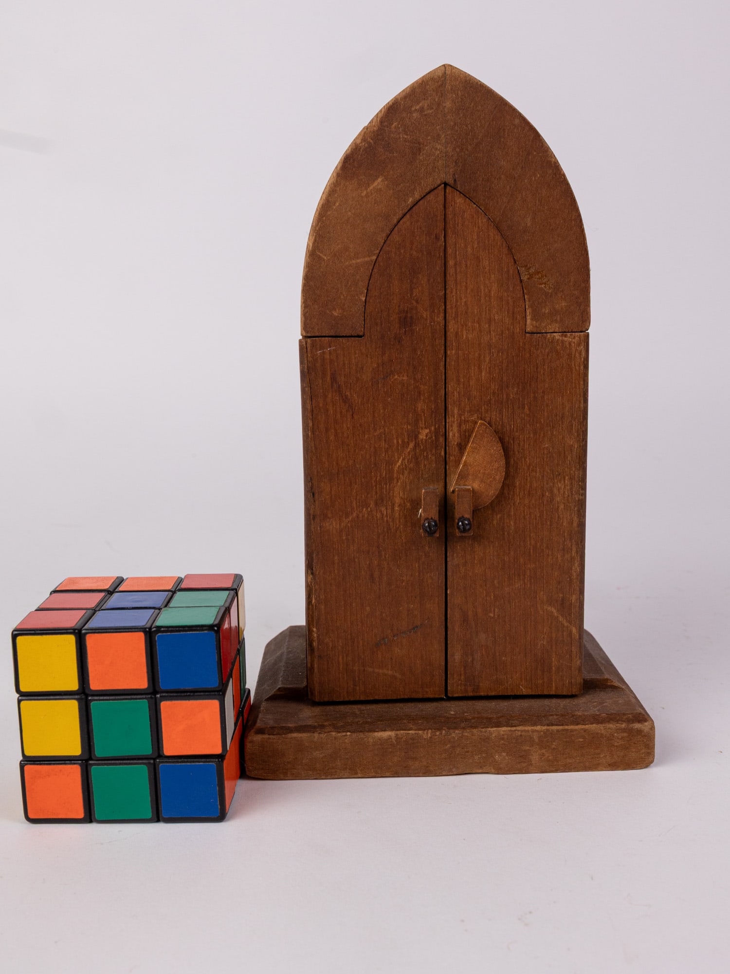 Martha Eaton Vintage Folk Art Mother Mary Music Box - 2