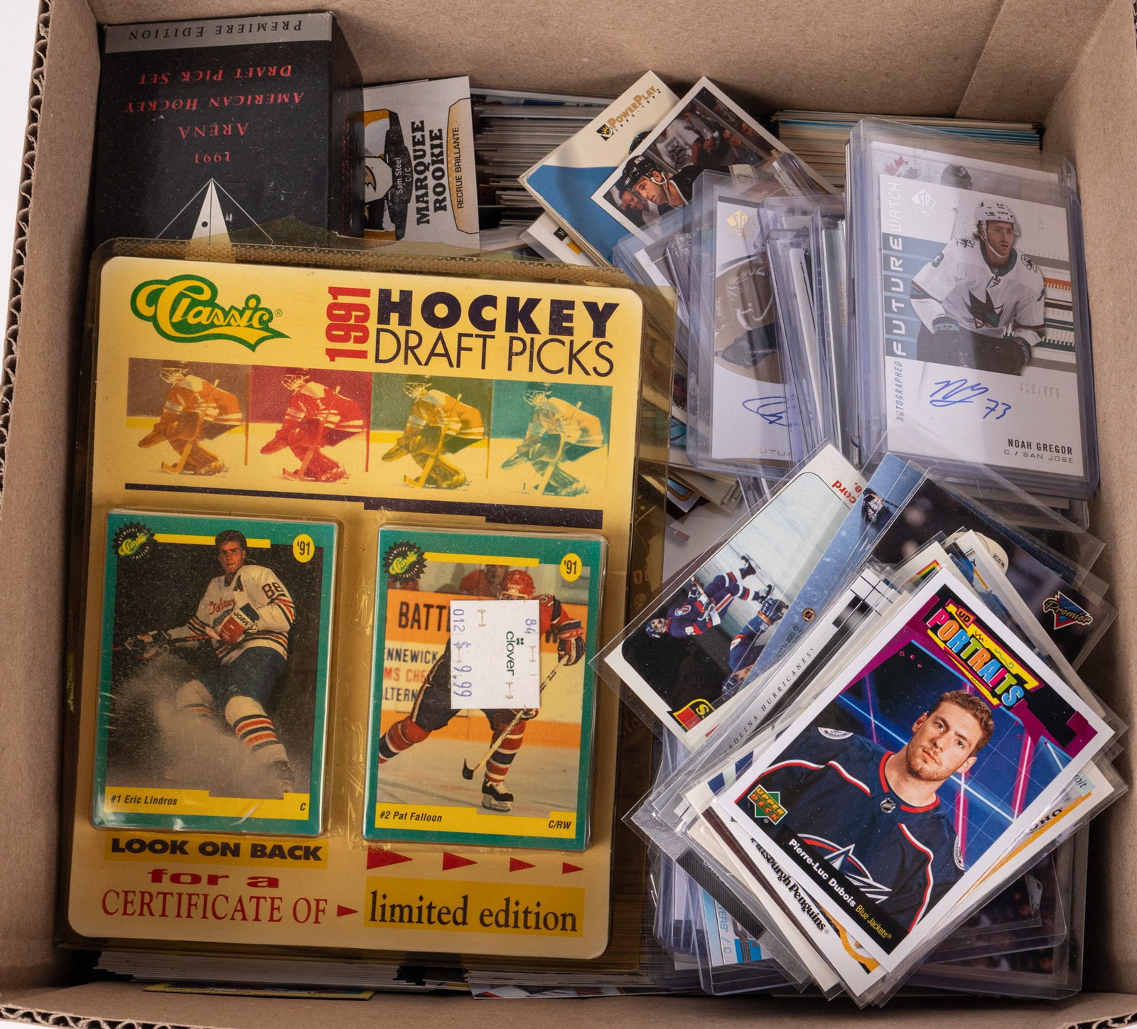 Large Assortment of Hockey Cards ft. Autographs & Relics: Large Assortment of Hockey Cards ft. Autographs & Relics Size 7" x 12" x 12" Literature Brooks Auction – Online Auction Terms & Conditions Contact: (856) 694-2960 | info@brooks.auction READ