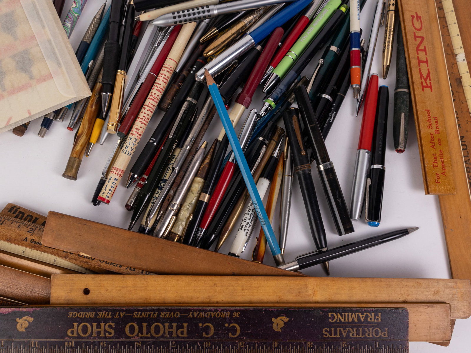 Vintage Desk Supplies and Collectible Stamps - 5