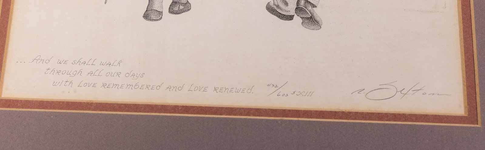 "The Vow" Signed Lithographic Print By Robert Sexton - 2