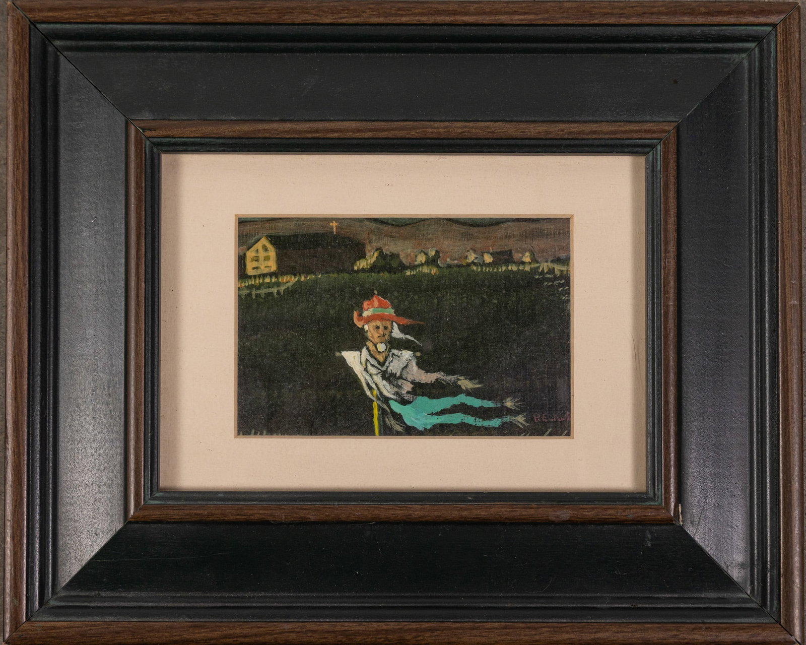 Dean Eric Bekus Outsider Art Scarecrow Painting: Dean Eric Bekus Outsider Art Scarecrow Painting Size 9" x 11" Literature Brooks Auction – Online Auction Terms & Conditions Contact: (856) 694-2960 | info@brooks.auction READ BEFORE YOU BID: We