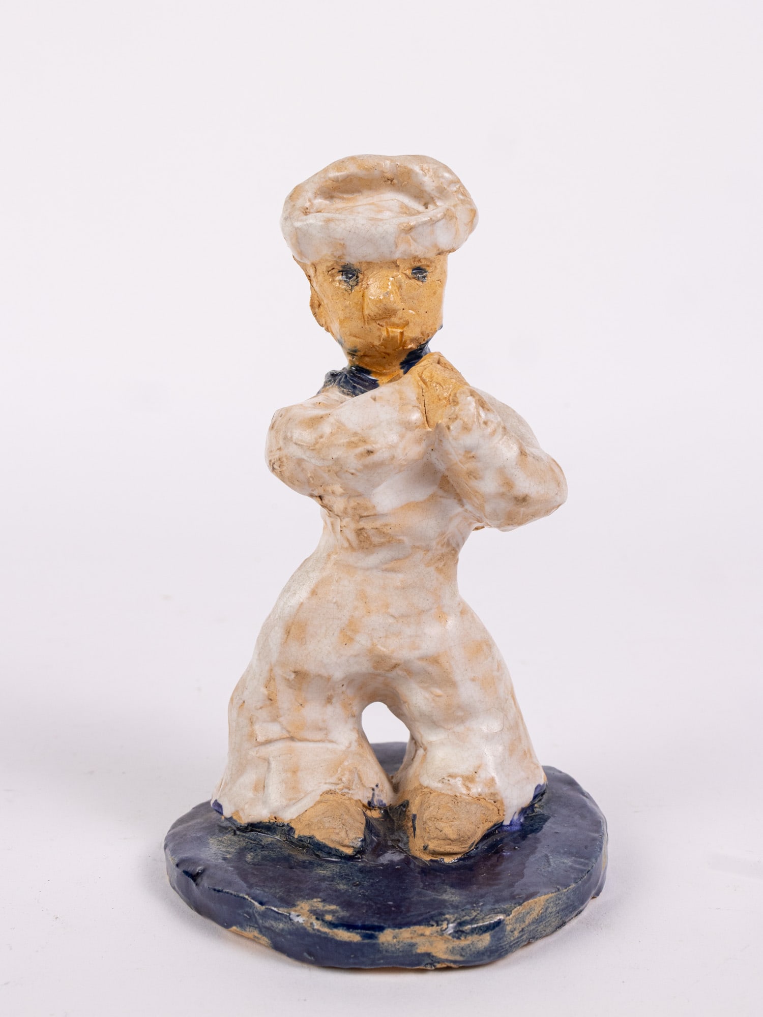Vintage Folk Art Sailor Sculpture: Vintage Folk Art Sailor Sculpture Size 6" H Literature Brooks Auction – Online Auction Terms & Conditions Contact: (856) 694-2960 | info@brooks.auction READ BEFORE YOU BID: We want you to feel