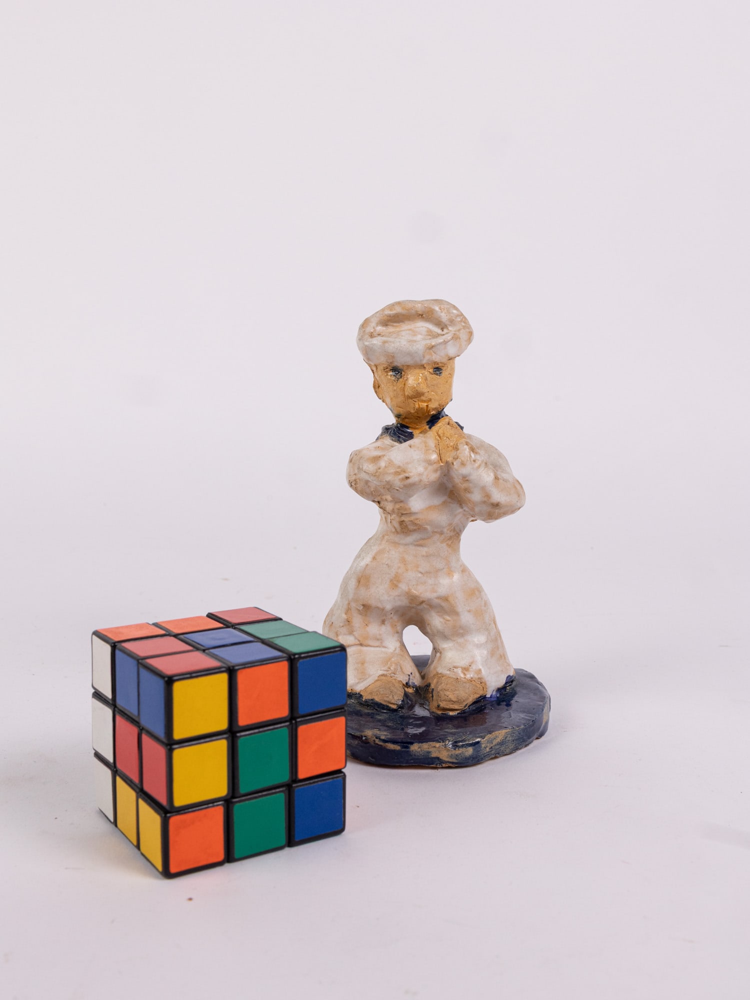 Vintage Folk Art Sailor Sculpture - 2
